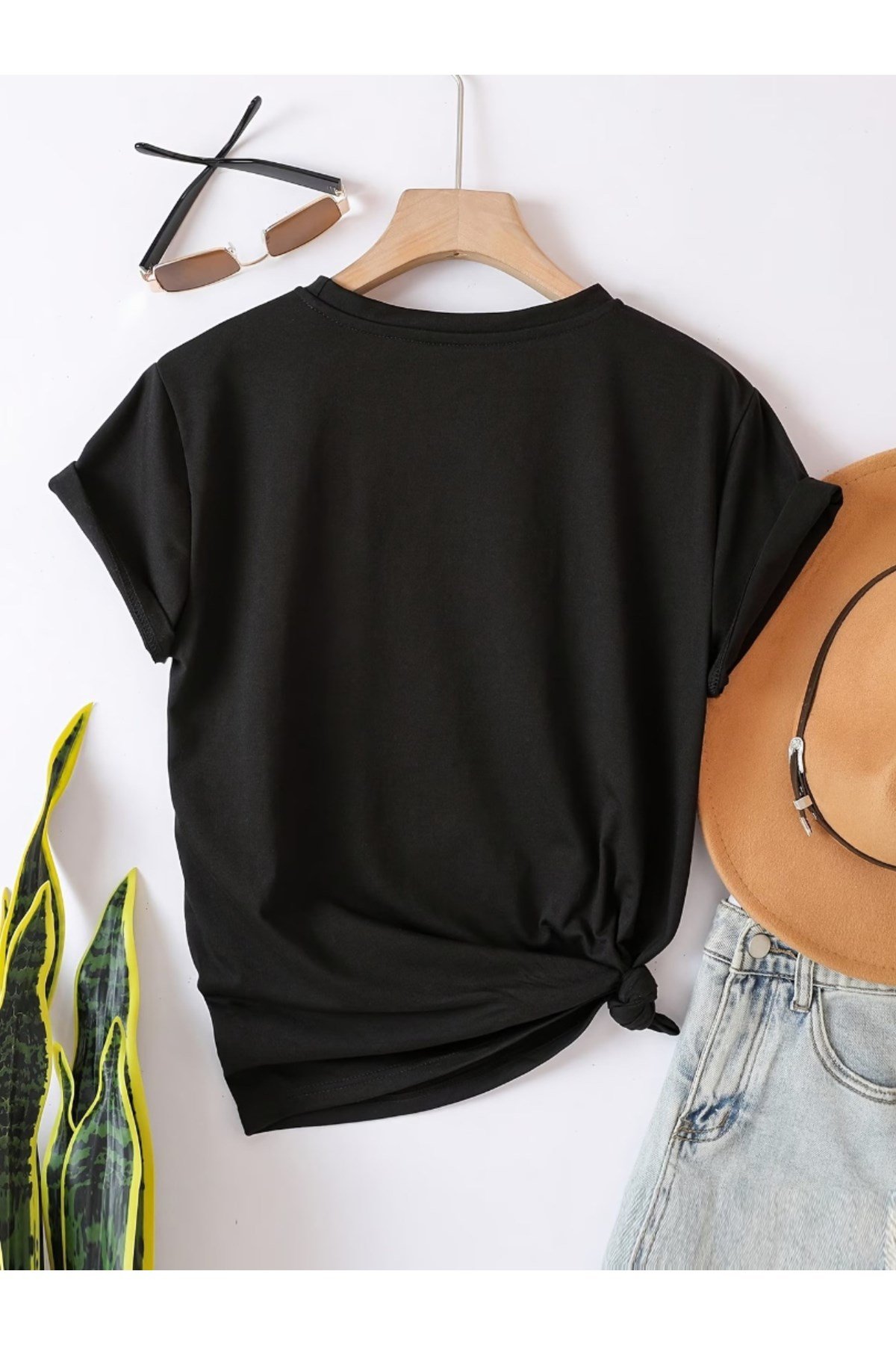 Unisex Beautiful Baskı Basic Regular T-shirt