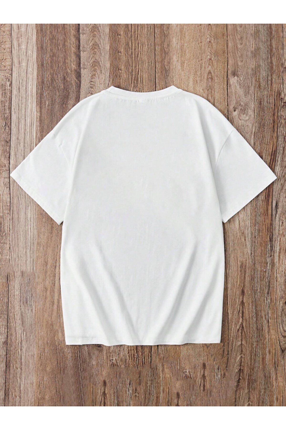 Unisex Cherrıes Baskılı Basic Bisiklet Yaka Regular T-shirt %100 pamuk