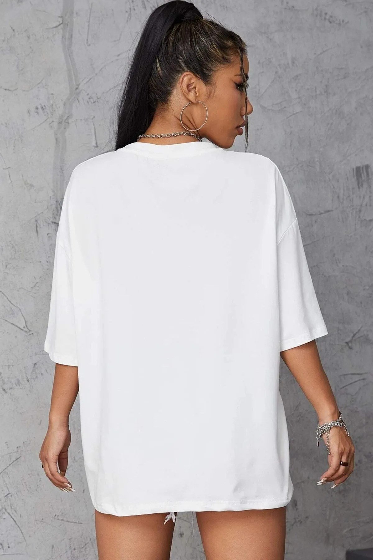 Unisex Düz Renk Basic Bisiklet Yaka Regular T-shirt %100 pamuk