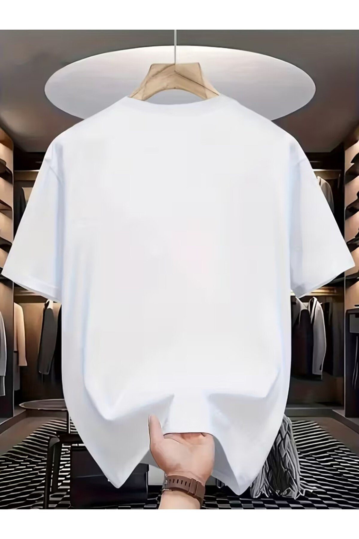 Unisex Forgive Baskılı Grafiti Tasarım Basic Bisiklet Yaka Oversize Tişört