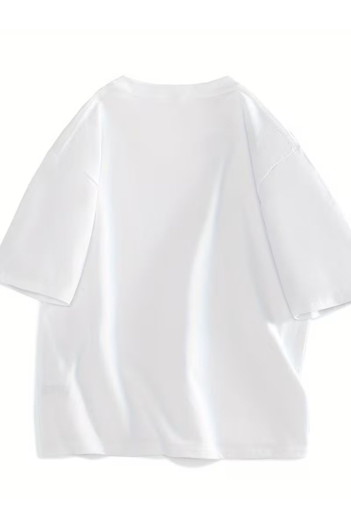 Unisex Sevimli CapyBara Baskılı Basic Regular T-shirt