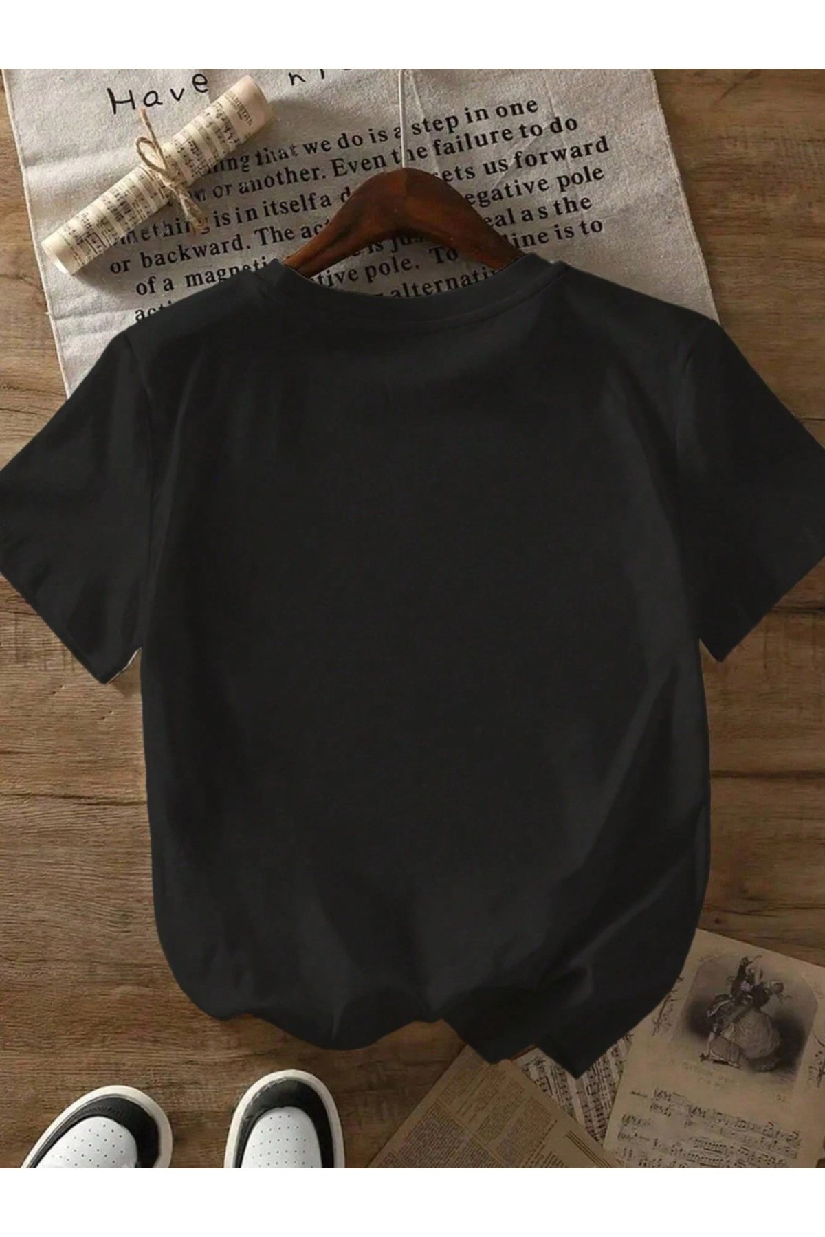Unisex Sevimli Kalp Tasarımlı Basic Bisiklet Yaka Regular T-shirt %100 Pamuk