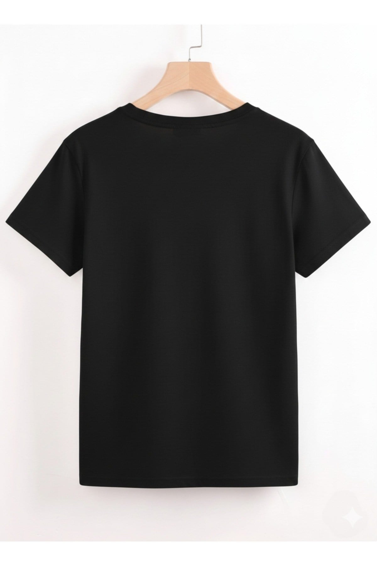 Unisex Sevimli Maymun Tasarımlı Basic Bisiklet Yaka Regular T-shirt %100 Pamuk