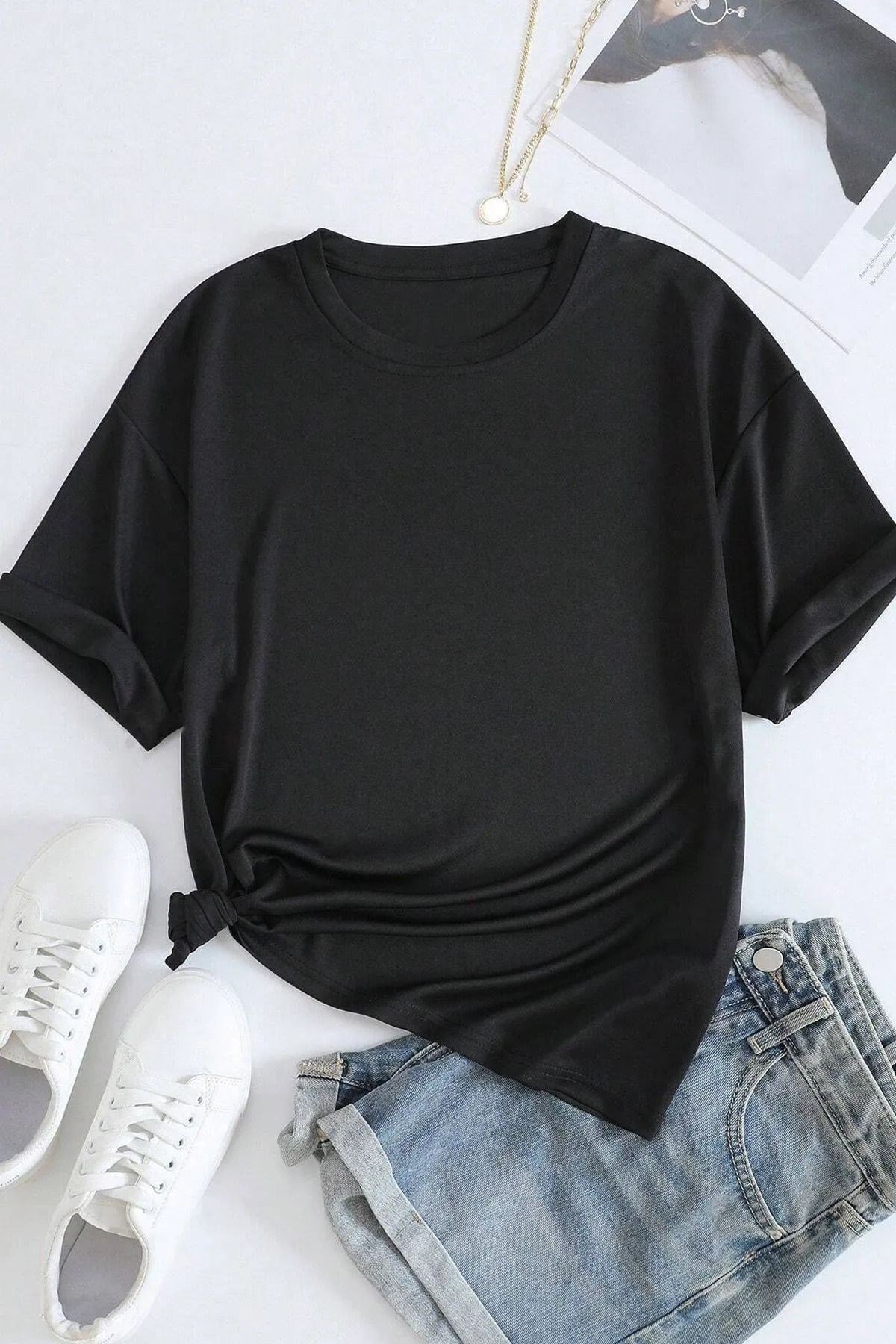 Unisex Van Gogh Baskılı Basic Bisiklet Yaka Regular T-shirt %100 Pamuk