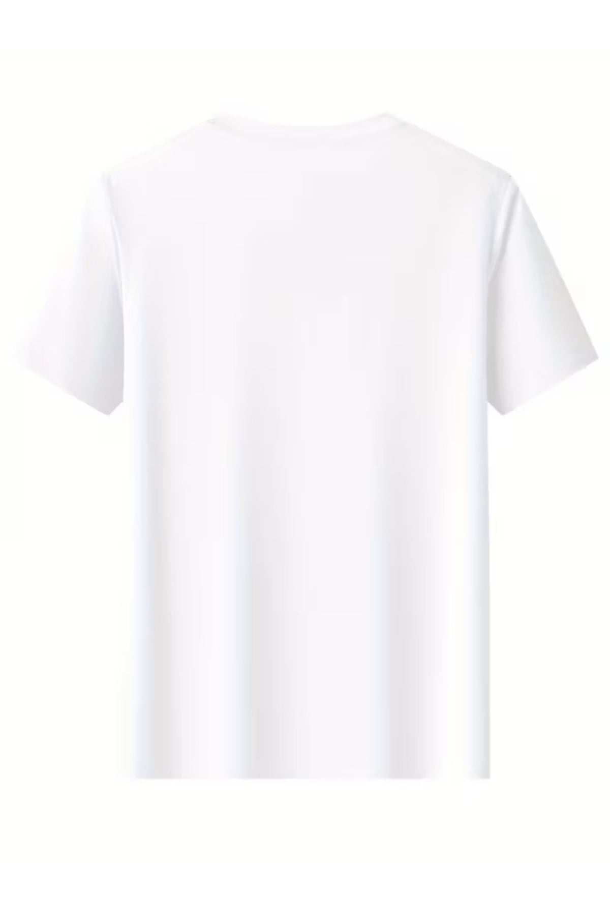 Unisex Yatay Çizgi Tasarım Basic Bisiklet Yaka Regular T-shirt