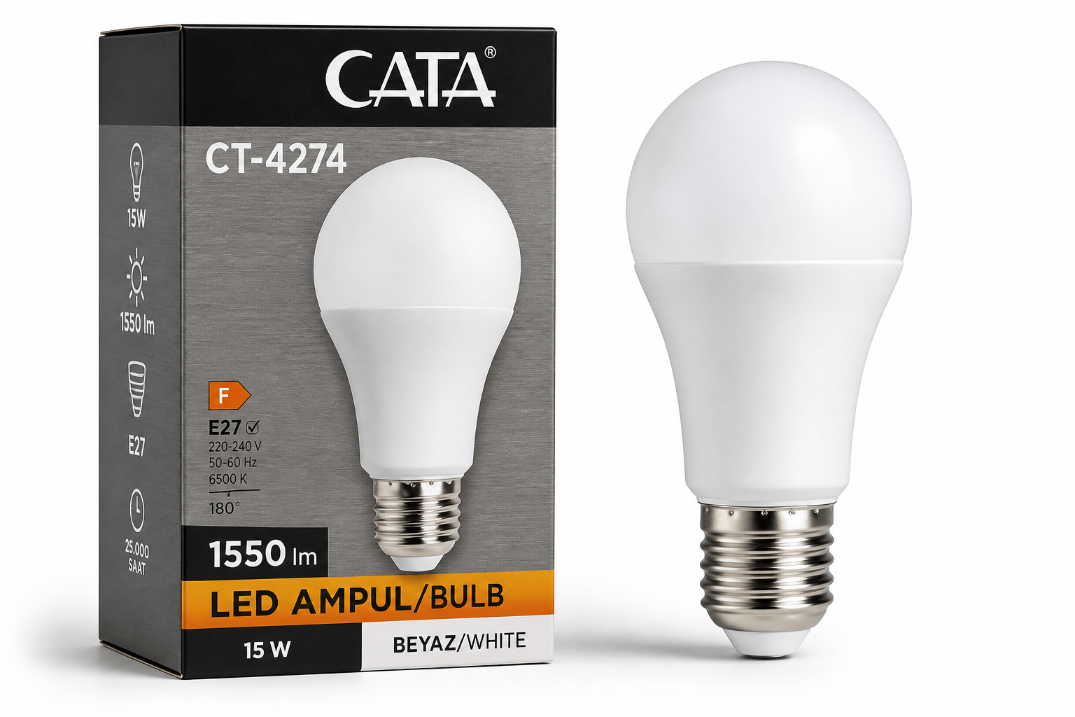 Cata CT-4274 LED Ampul 15W E27 3200K / 6400K