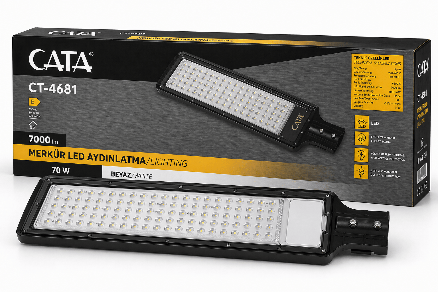 CATA CT-4681 Sokak 80W Platinum 6400K