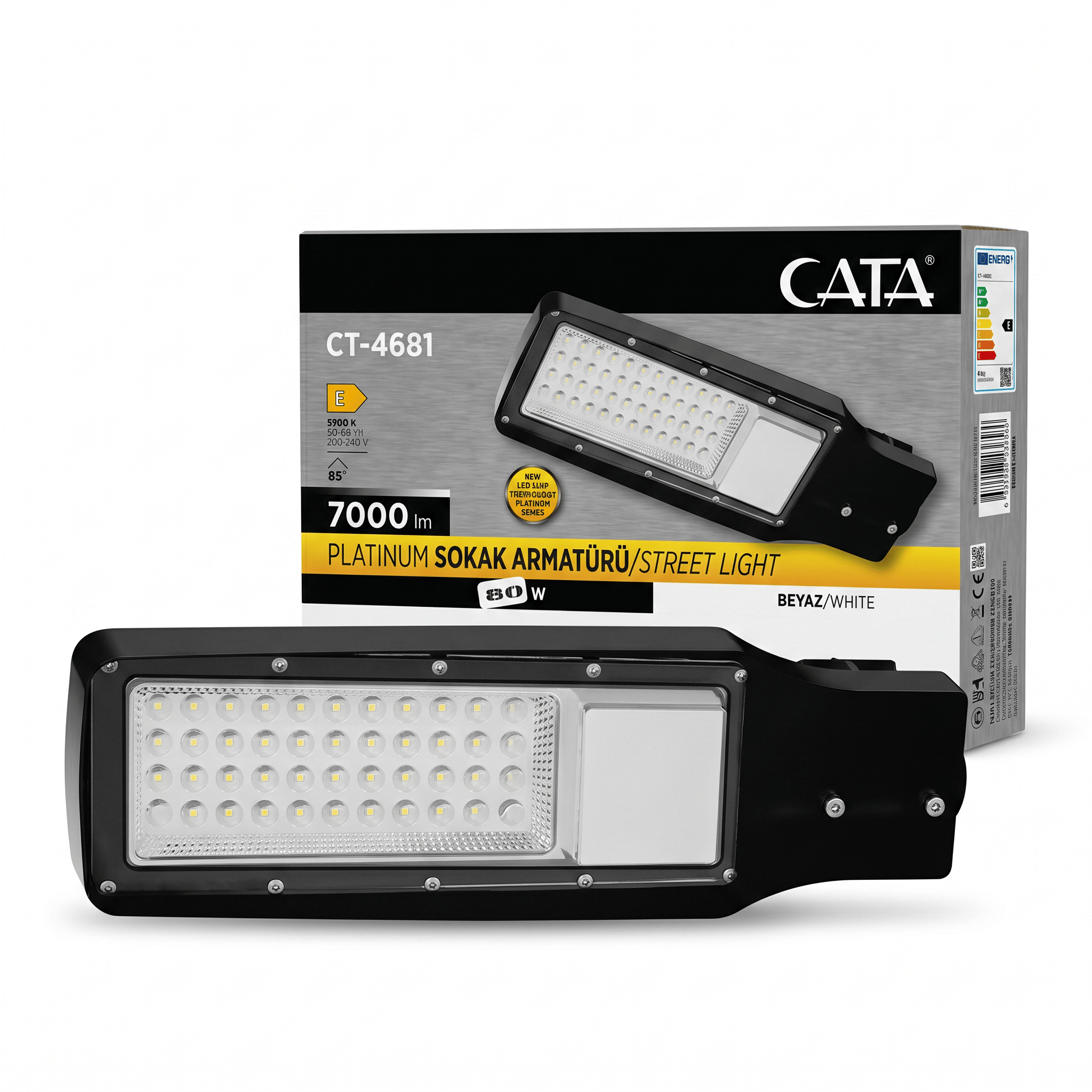 CATA CT-4681 Sokak Armatürü 70W Beyaz Işık