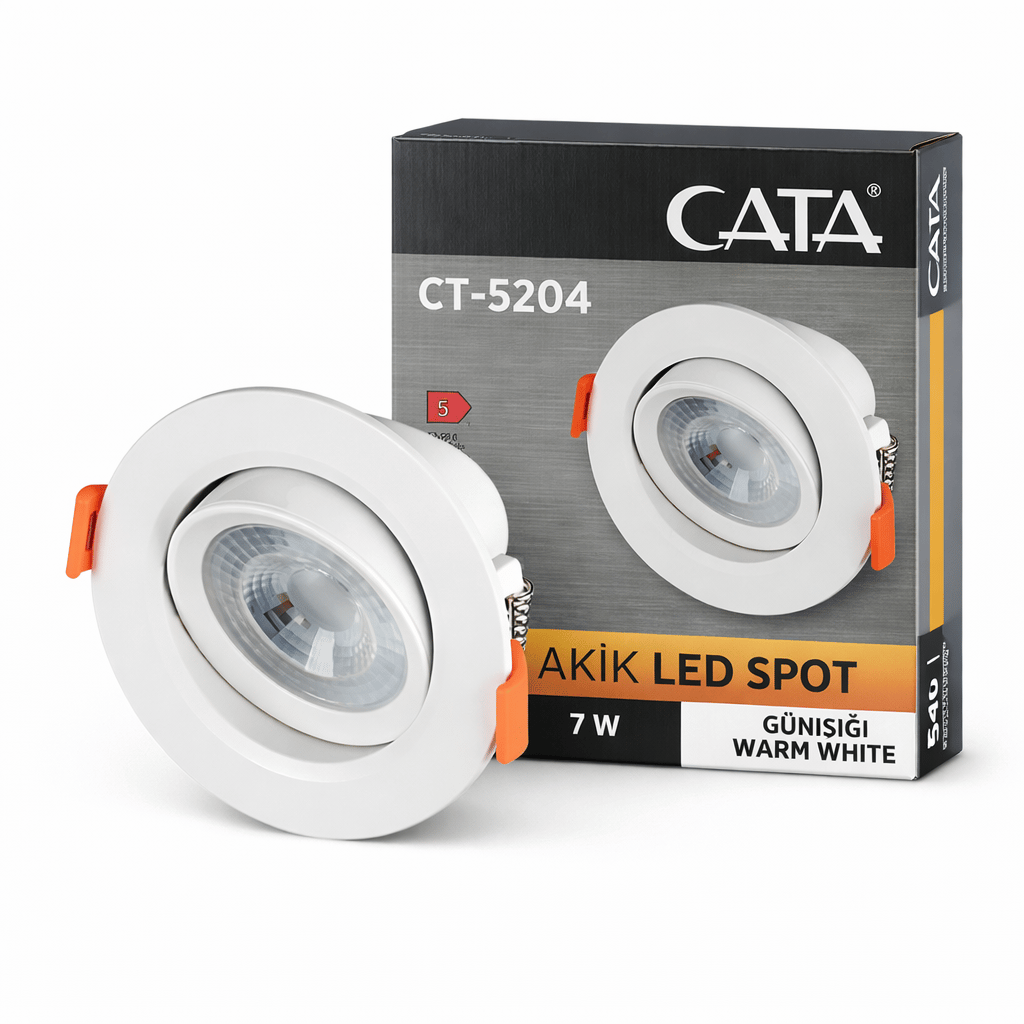 CATA CT-5204 Akik LED Spot 5W Gün Işığı