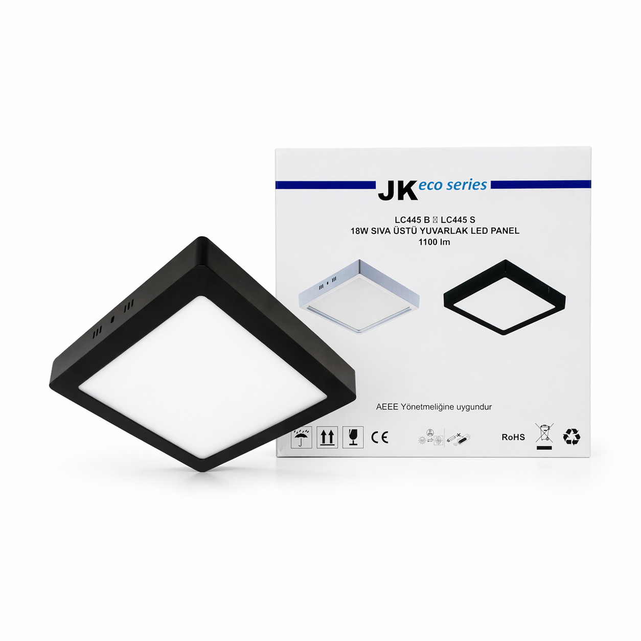 JUPITER LC445 S LED Panel 18W 3000K Kare Sıva Üstü