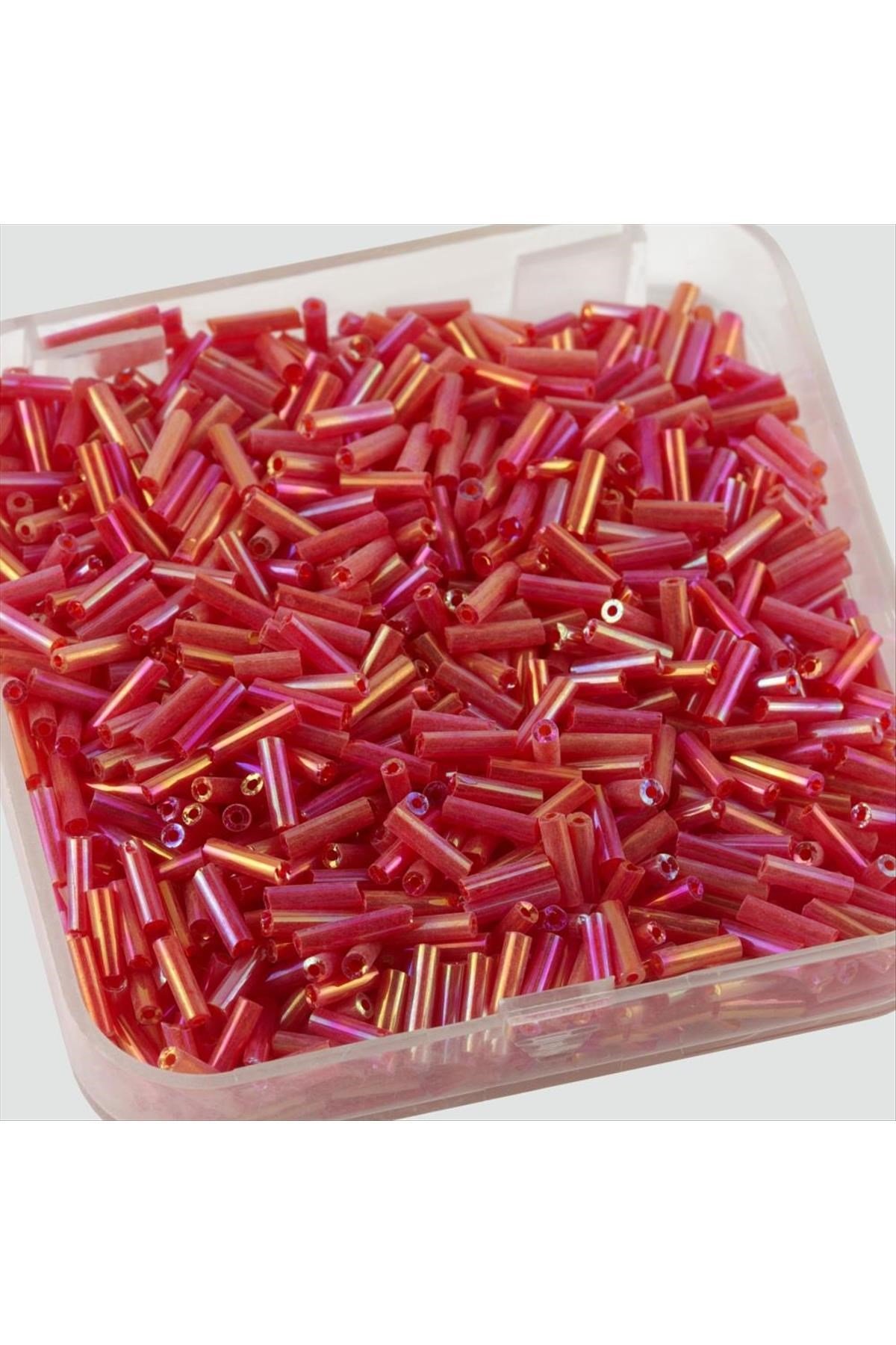0,2*0,8 mm Silindir Figürlü Kum Boncuk 80 Gram