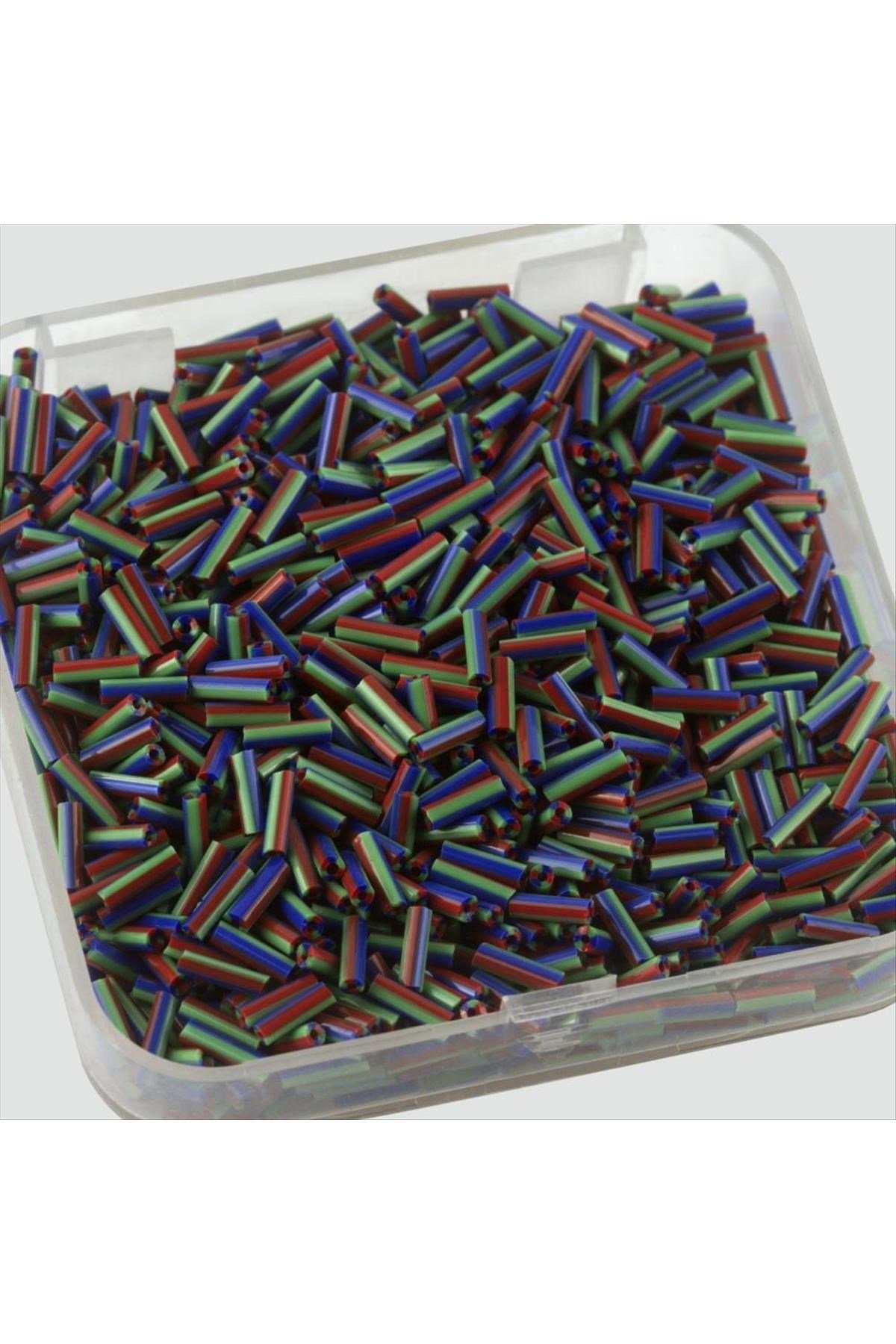 0,2*0,8 mm Silindir Figürlü Kum Boncuk 80 Gram