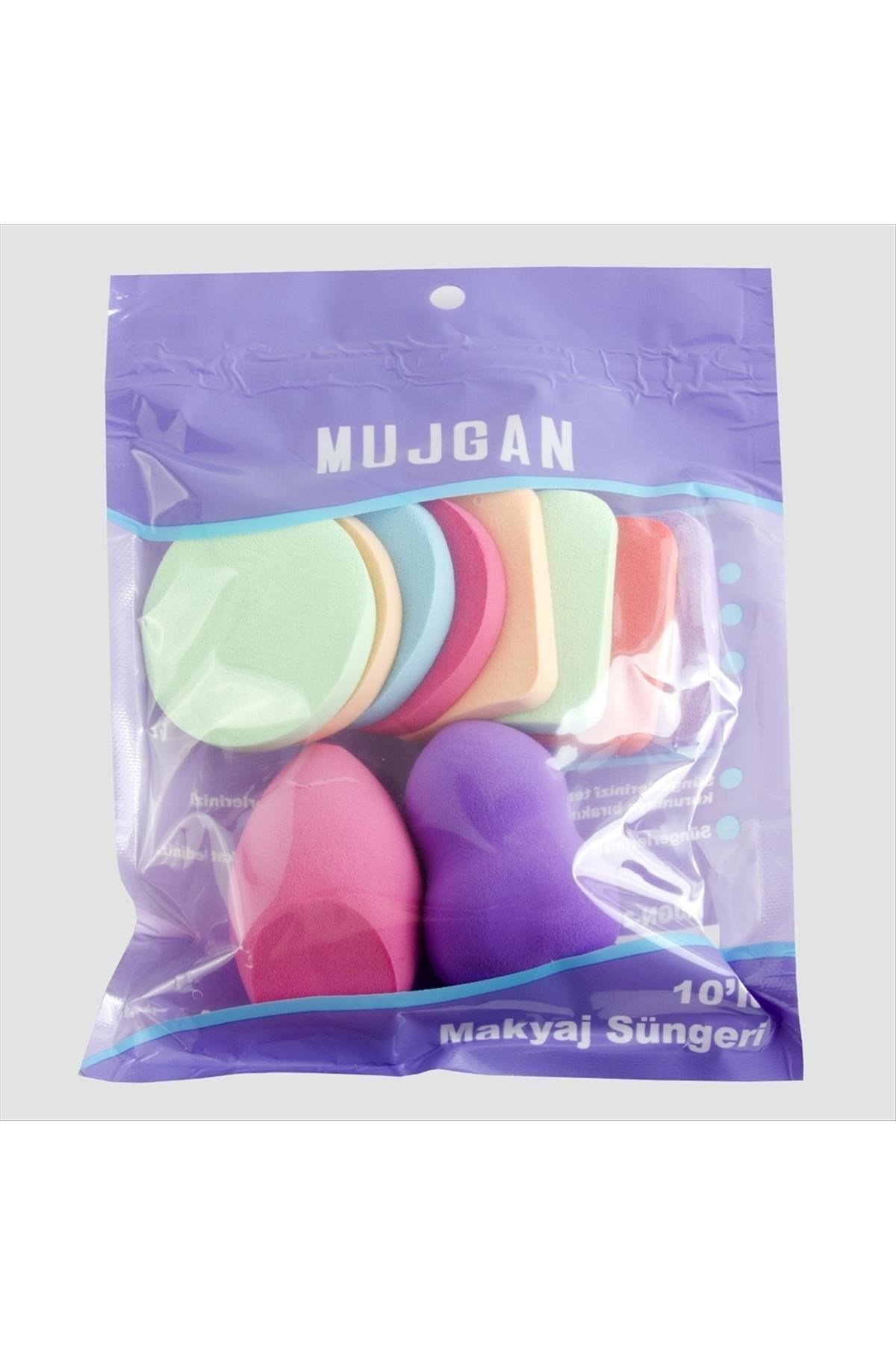 10 Adet Karışık Makyaj Süngeri