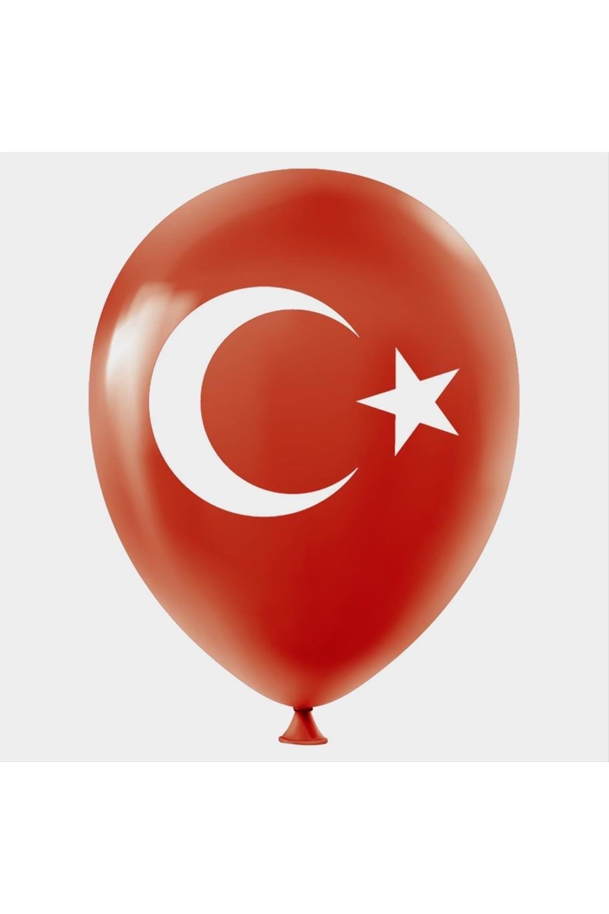 100'lü Ay Yıldız Baskılı Balon