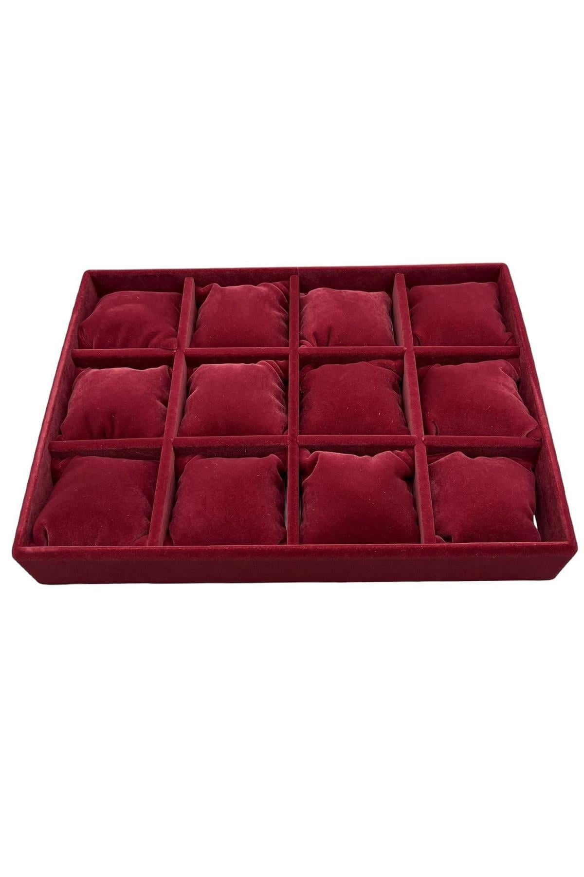 12'li Anfora Kumaş Yastıklı Tabla