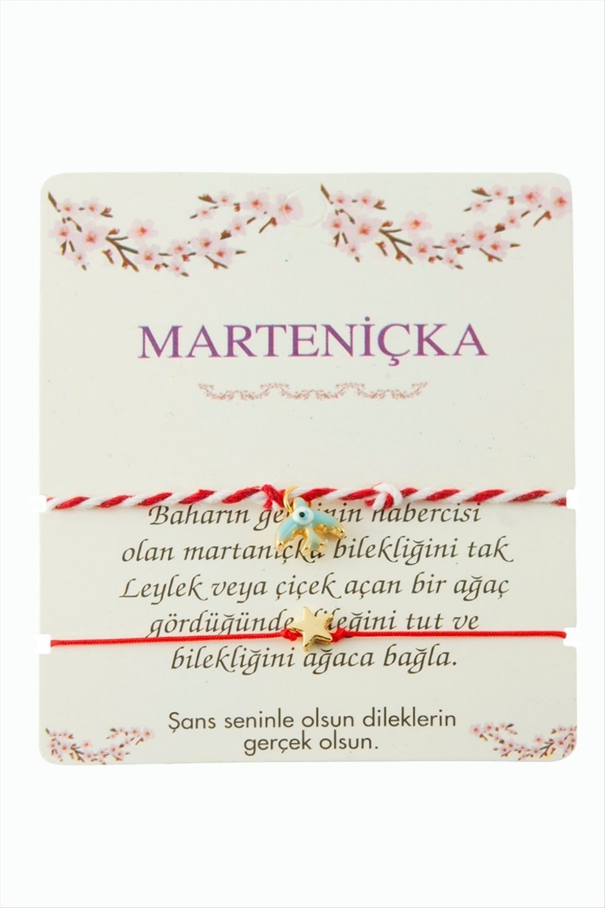 2 Adet Kırlangıç Yıldız Marteniçka Bileklik