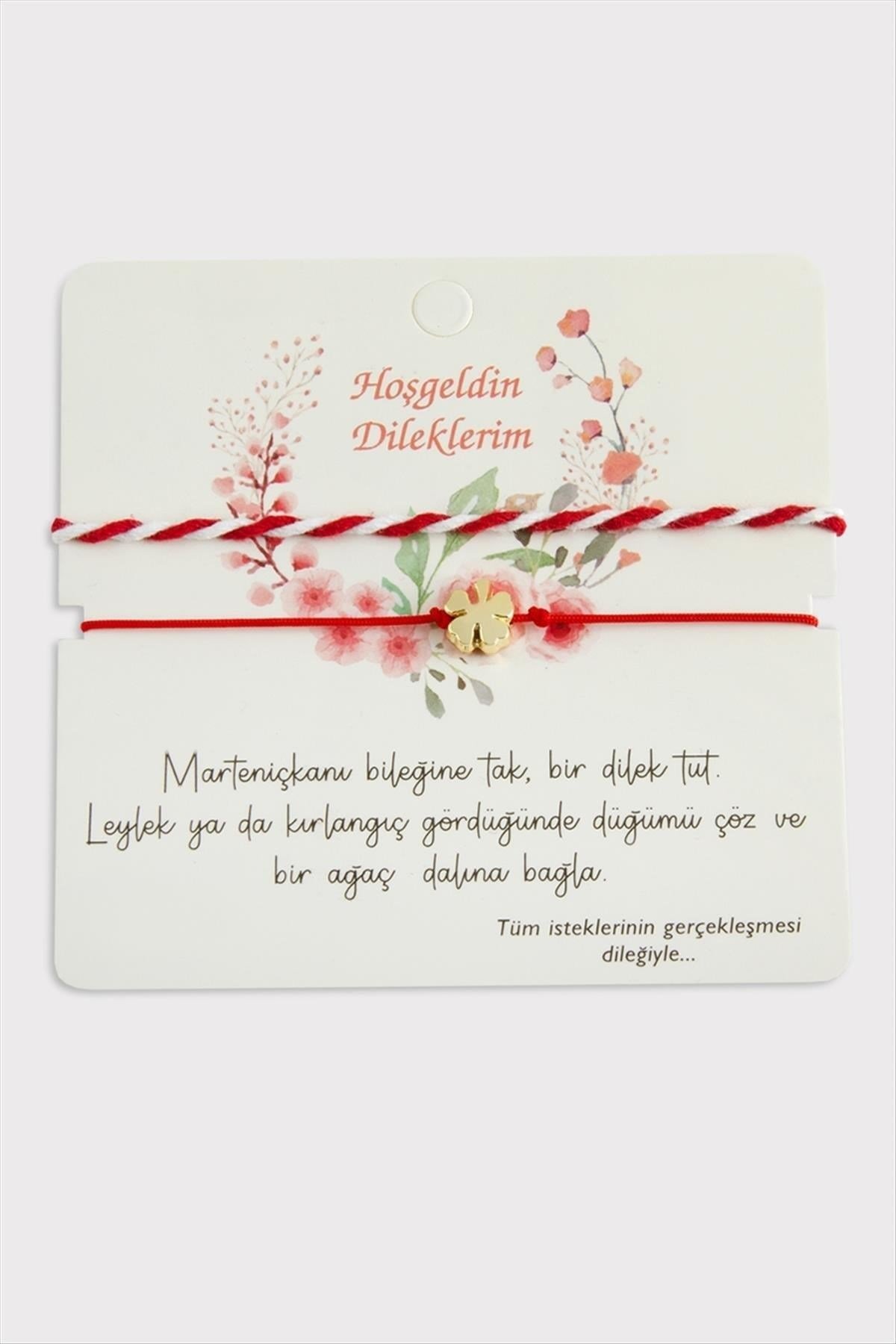2 Adet Yonca Marteniçka Bilekliği