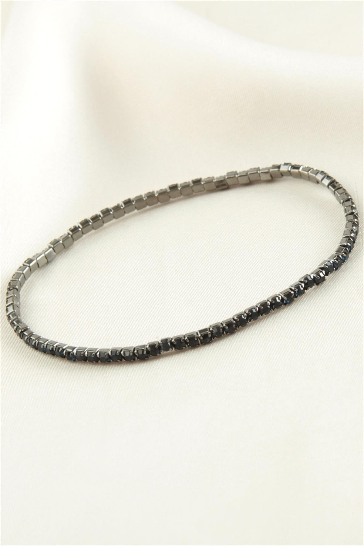 2 mm Minik Şerit Taşlı Suyolu Bileklik
