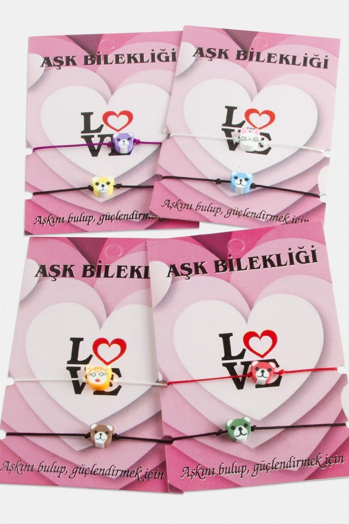 2'li Sevgililer Günü İp Bileklik