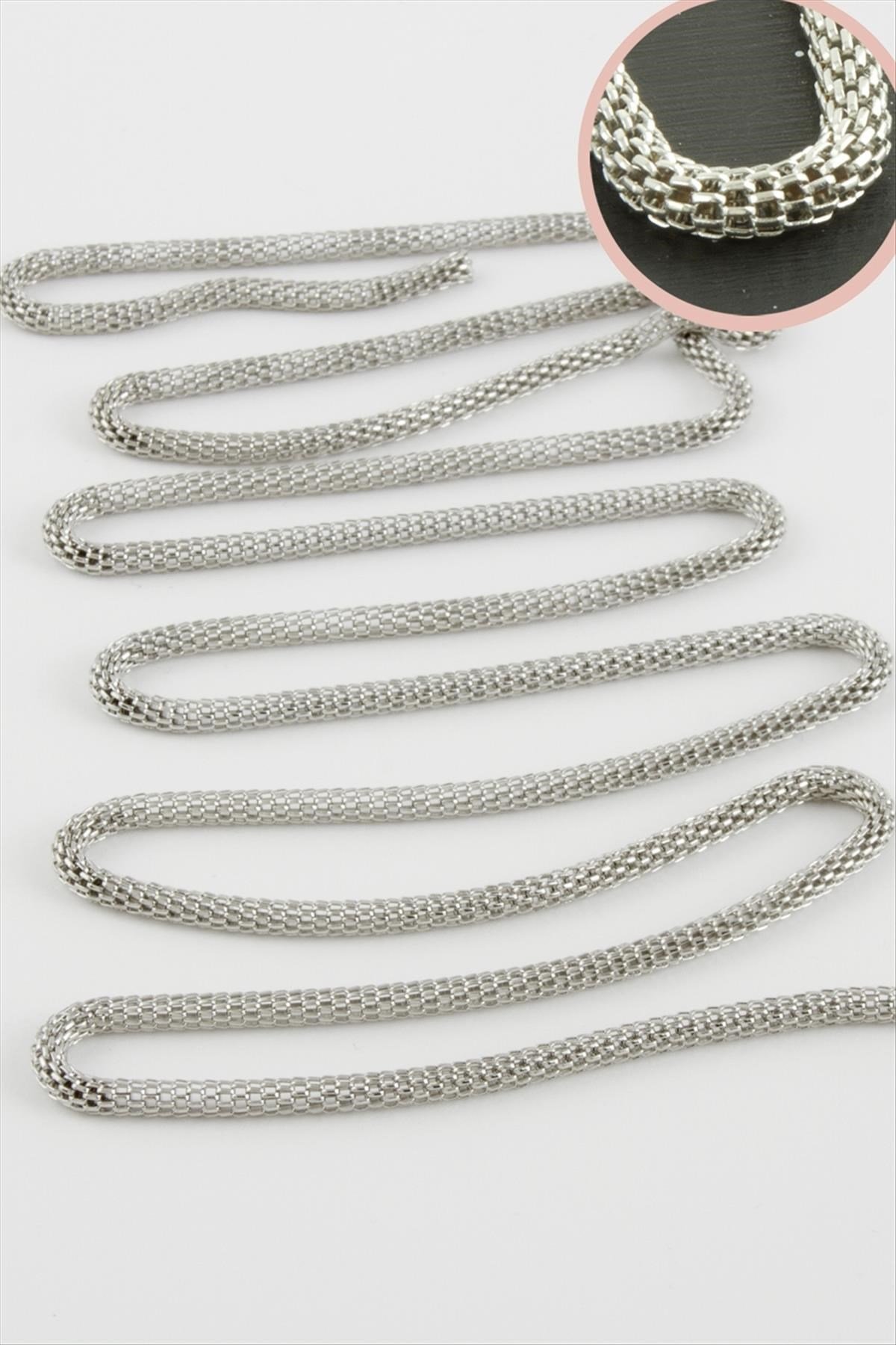3 mm Silindir Zincir 1 metre
