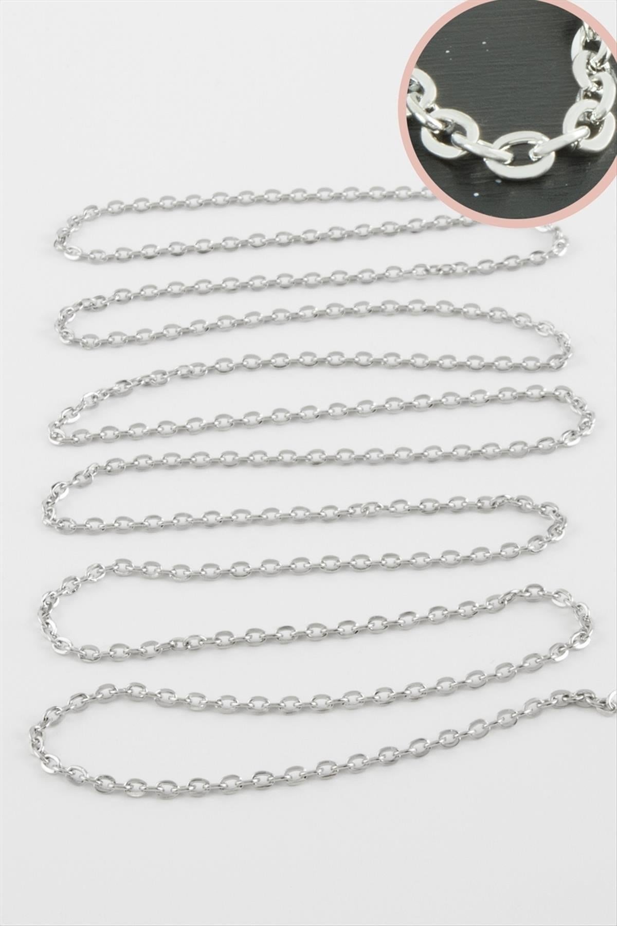 3 mm Ters Düz Zincir 1 metre