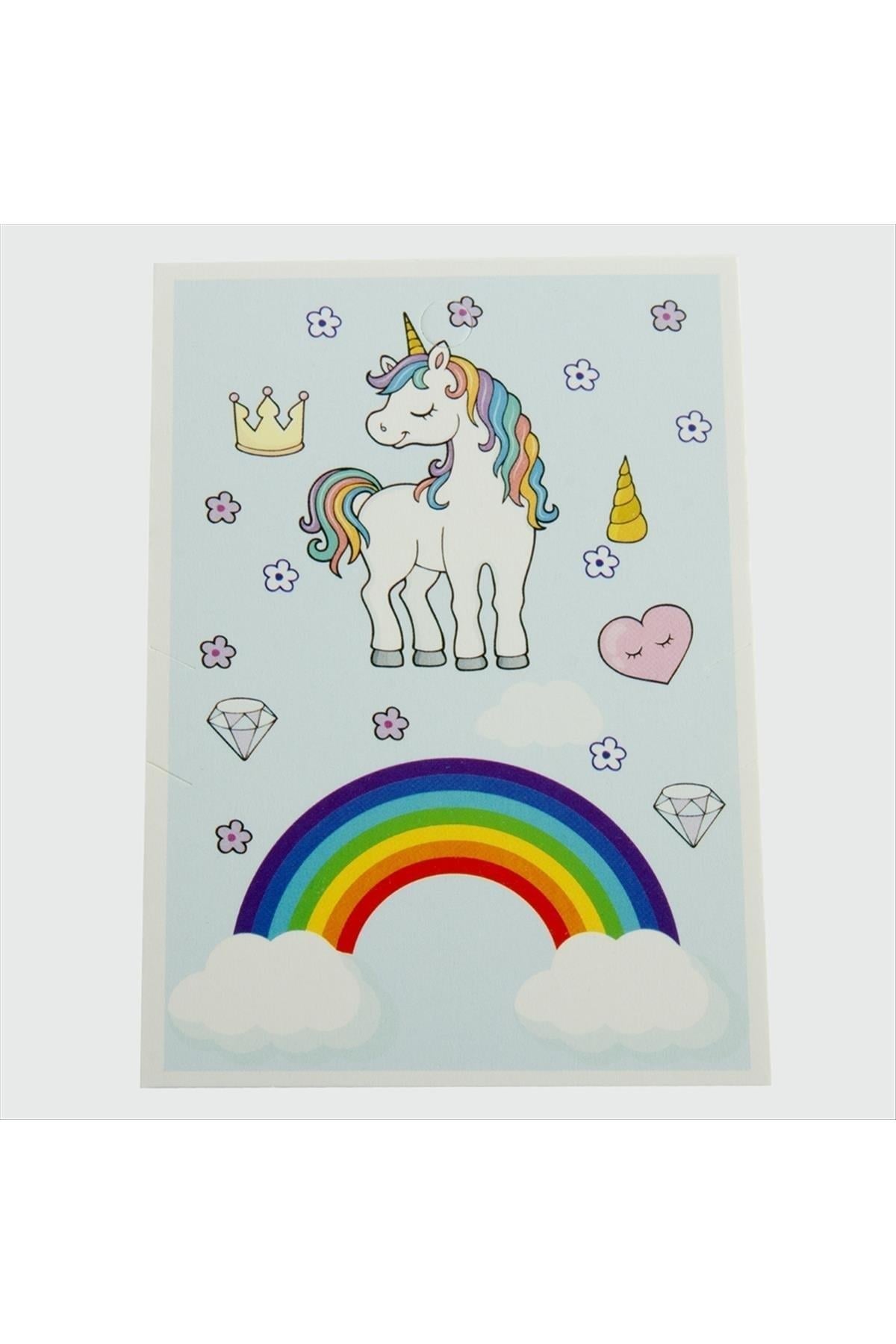 3'lü Unicorn Bileklik Kartı