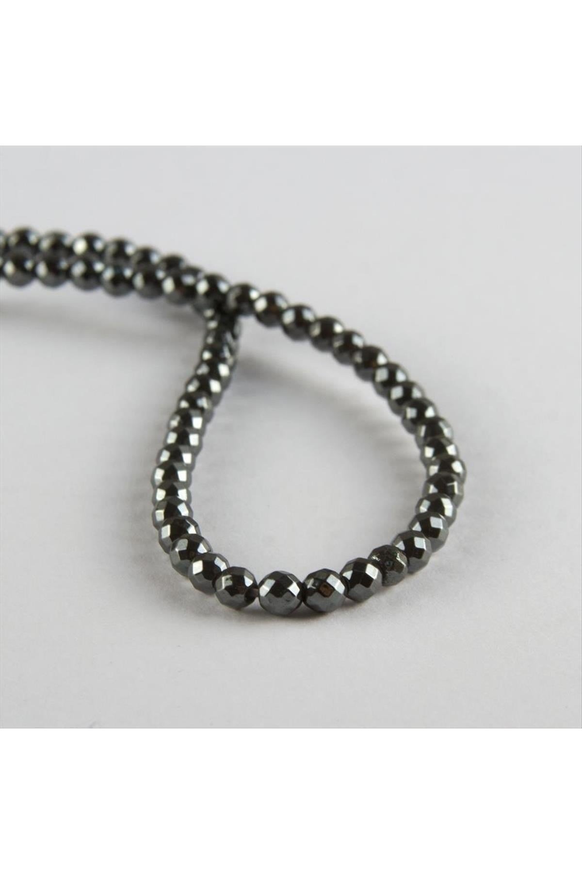 4 mm Fasetli Hematit Taşı