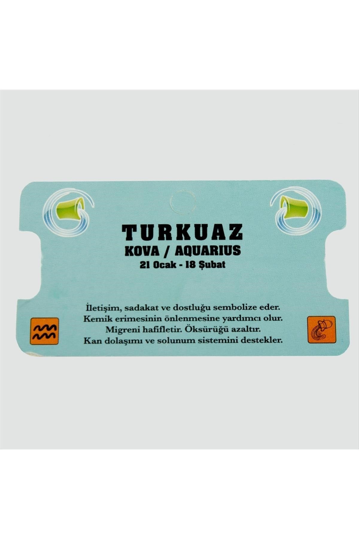 50 Adet Doğaltaş ve Burç İsimleri Yazılı Bileklik Kartı