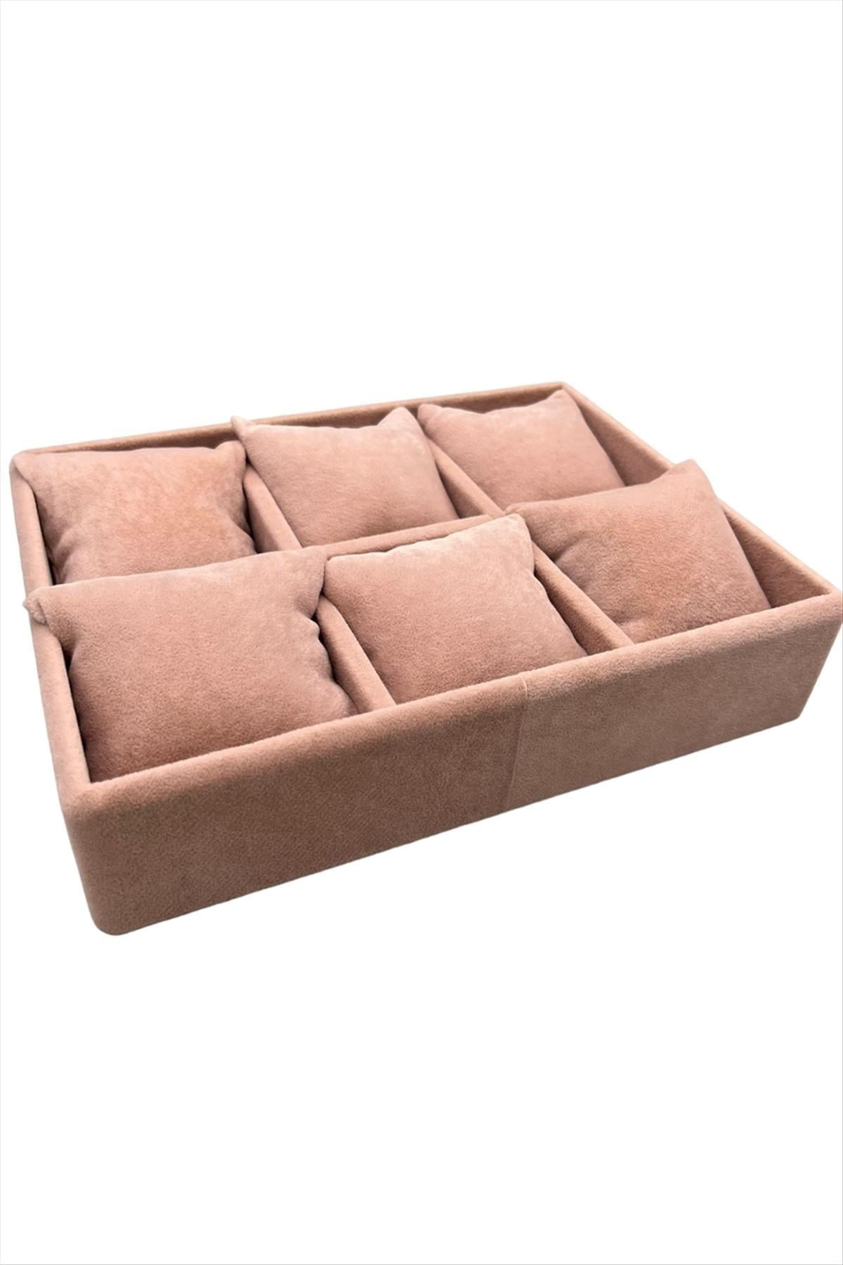 6'lı Anfora Kumaş Yastıklı Tabla