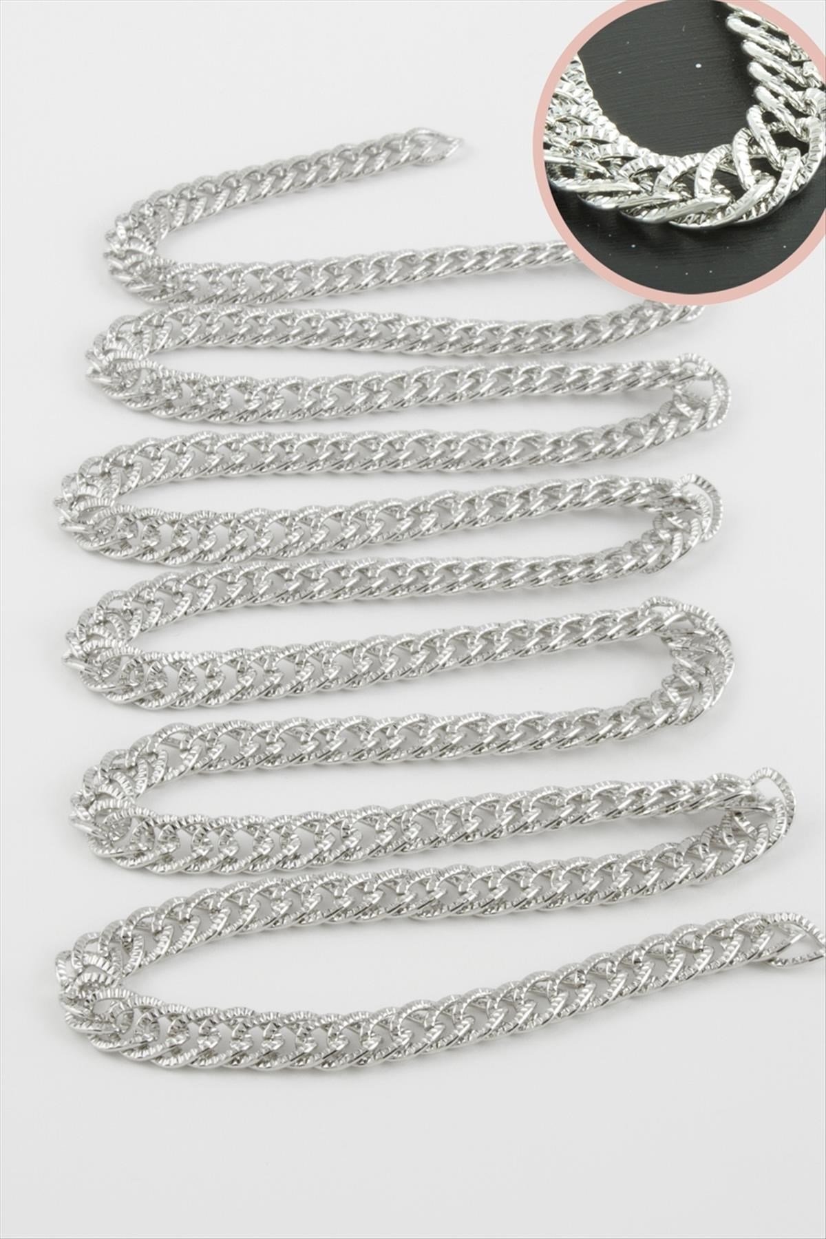 7 mm Düz Zincir 1 metre