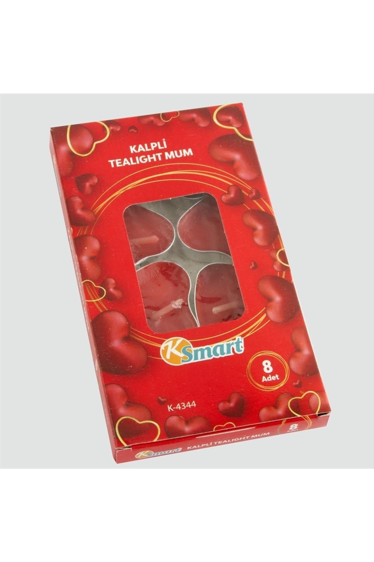8 Adet KalpTealight Mum