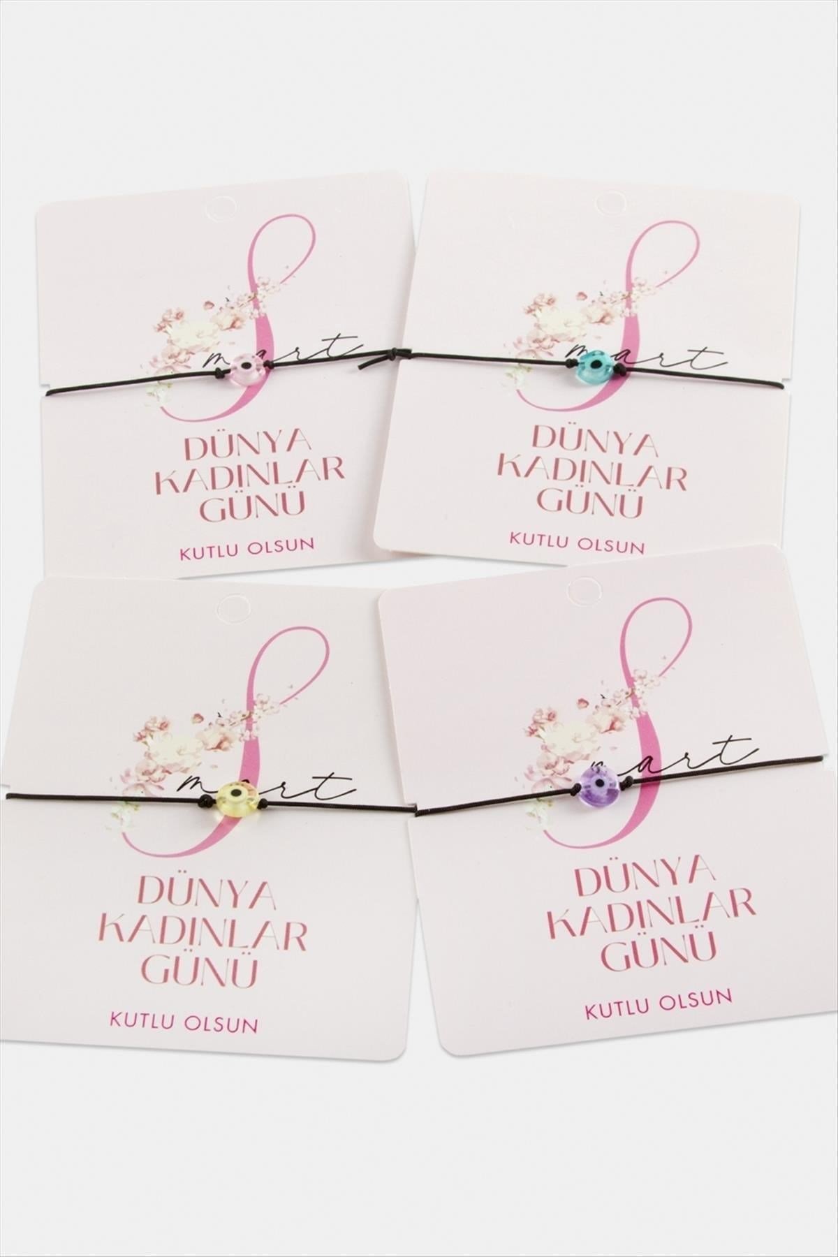8 Mart Dünya Kadınlar Günü Nazar İp Bileklik