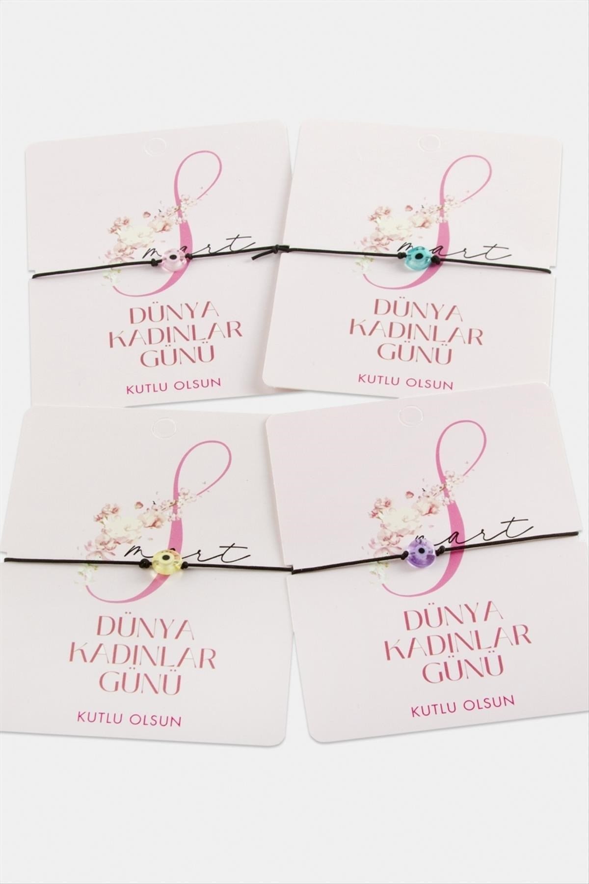 8 Mart Dünya Kadınlar Günü Nazar İp Bileklik