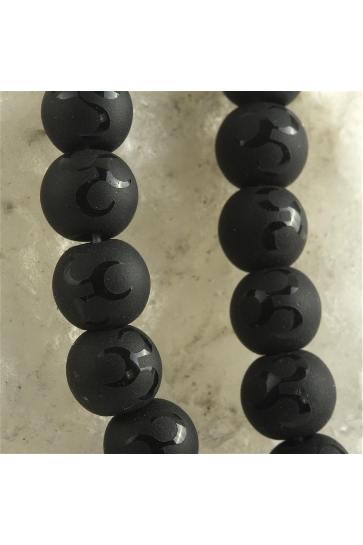 8 mm 3 Hilal Orjinal Onix Taşı