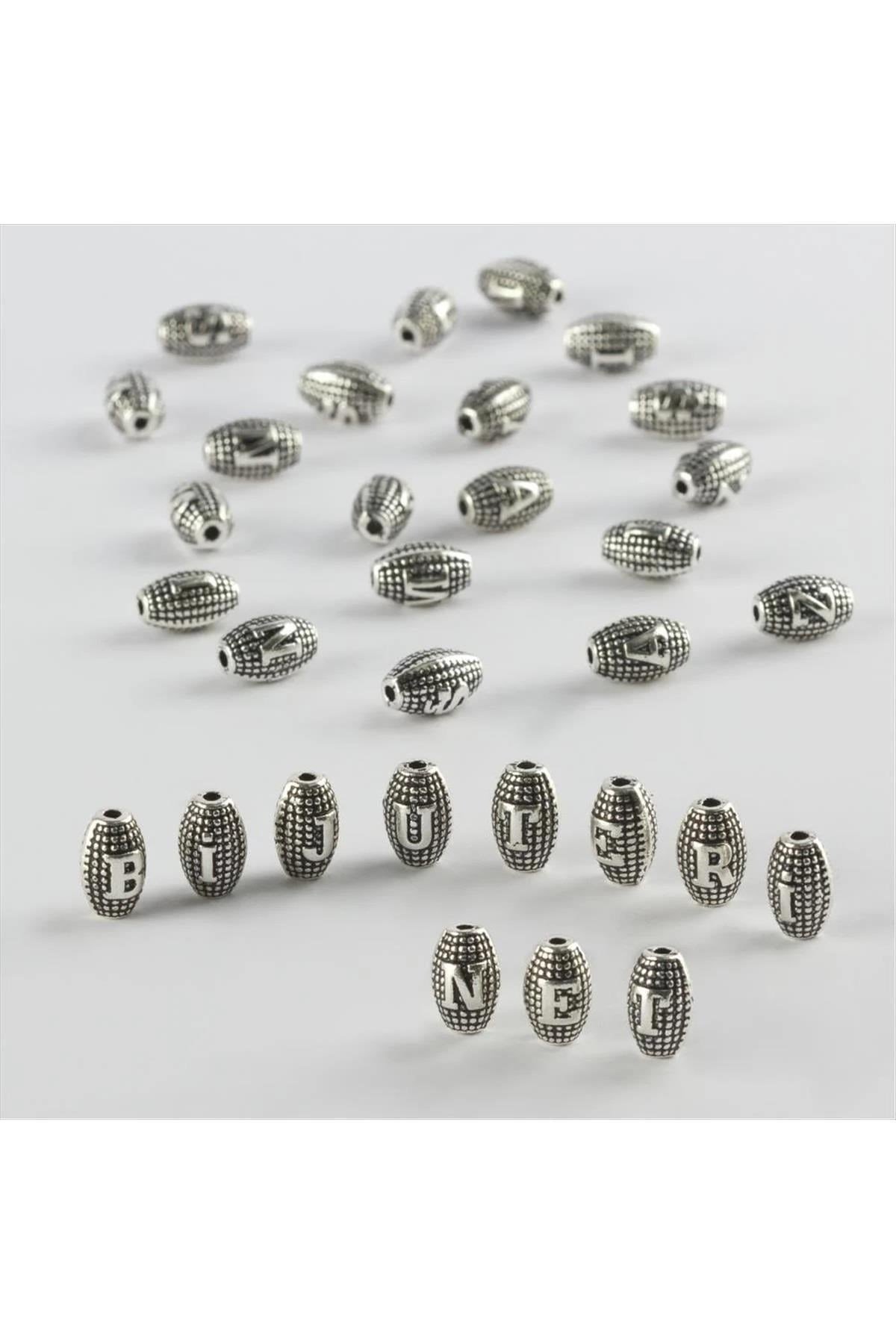 8 mm Arpa Kesim Metal Harf ( metal tesbih harfi )