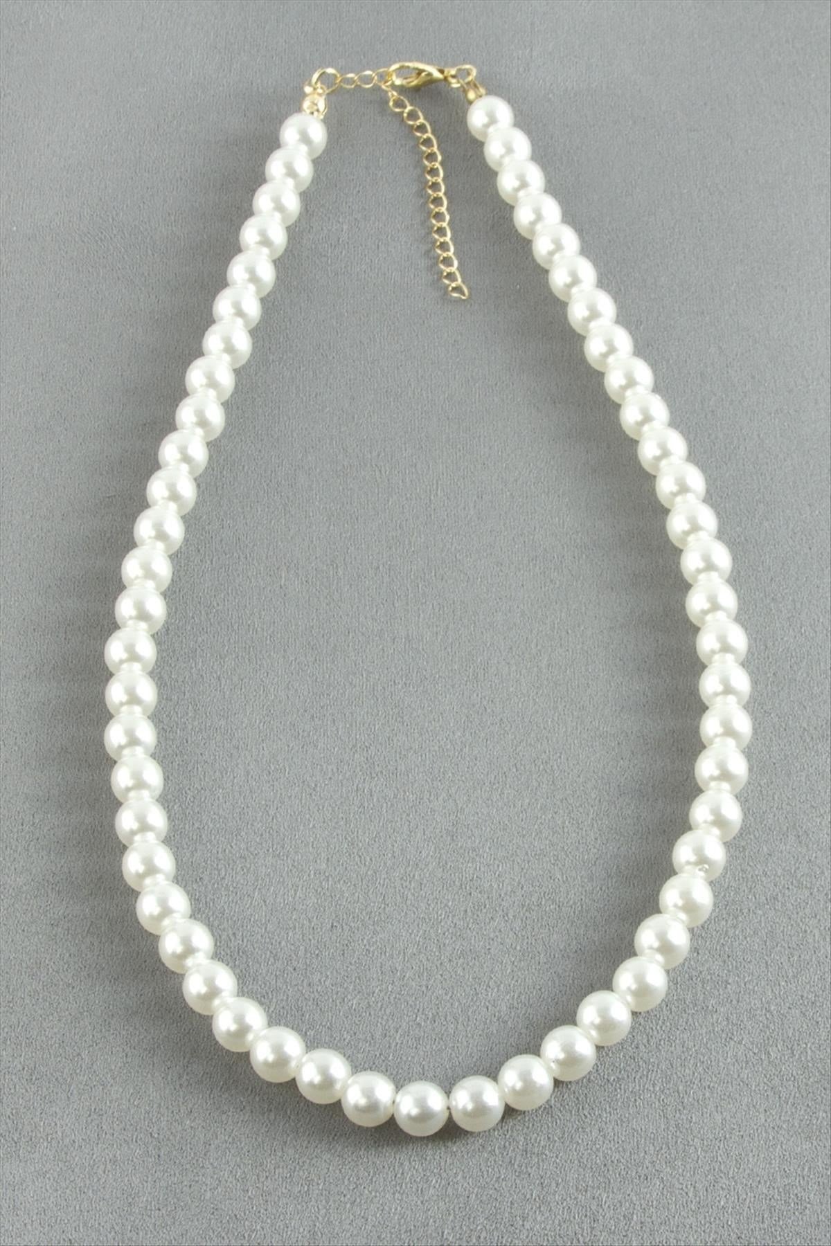 8 mm İnci Kolye