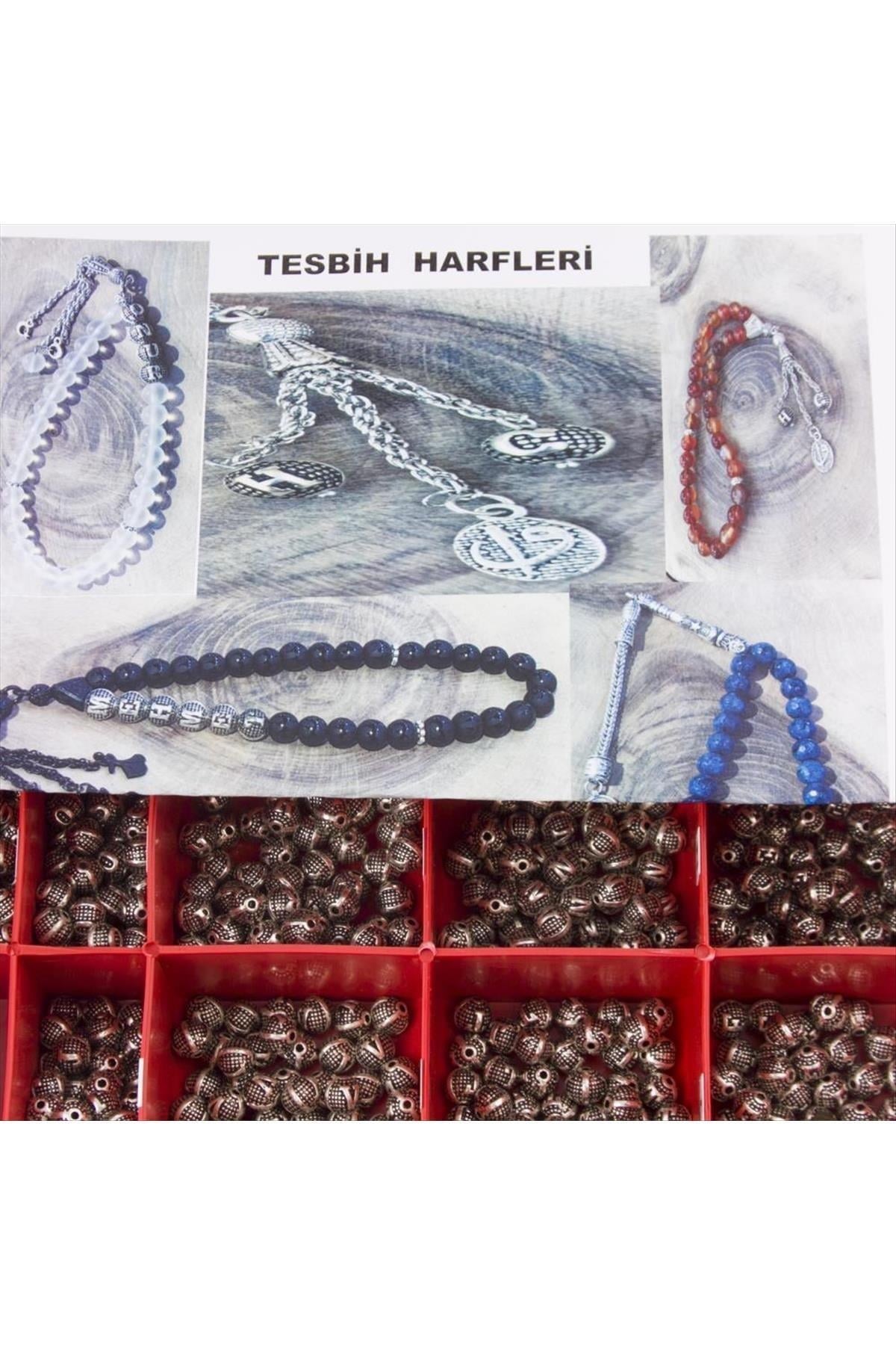 8 mm Metal Harf ( metal tesbih harfi )