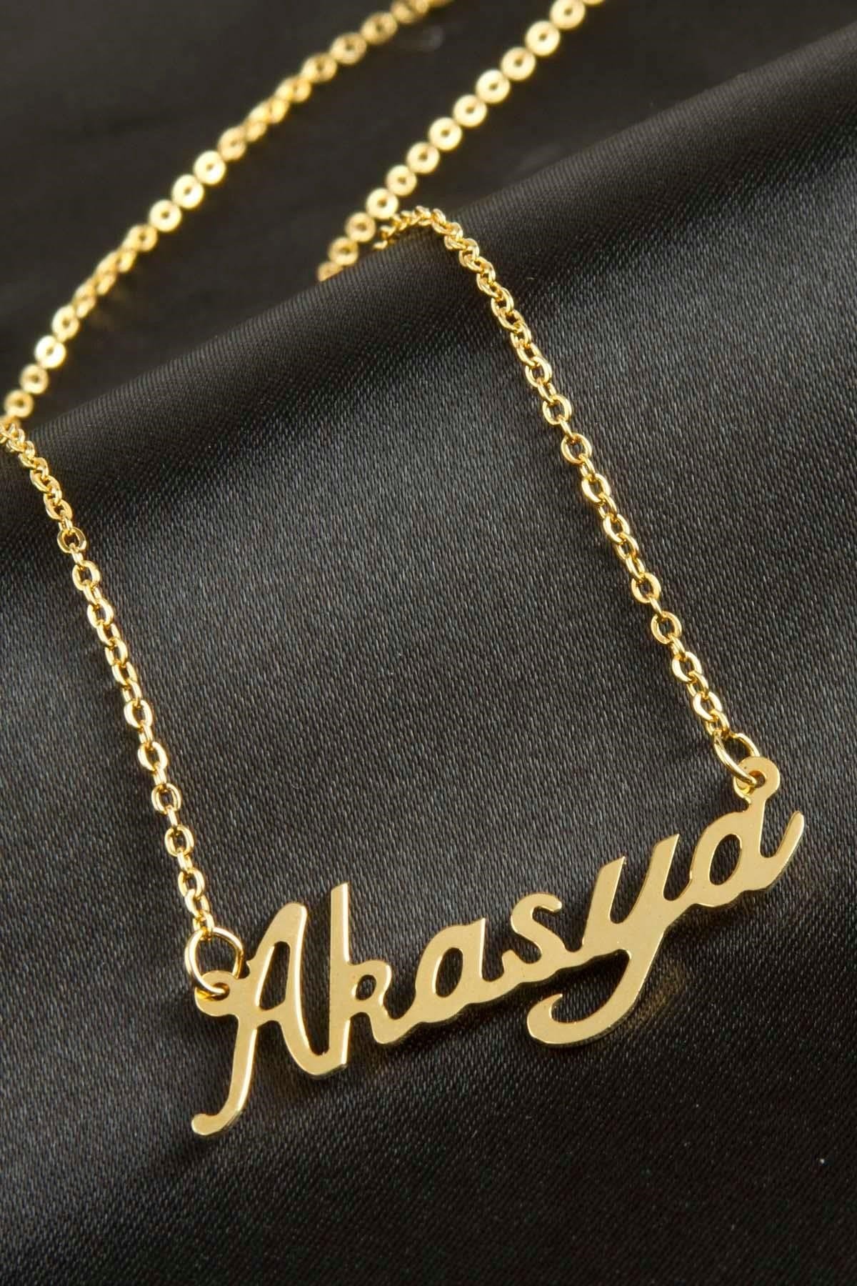 Akasya isimli kolye (Kişiye Özel)