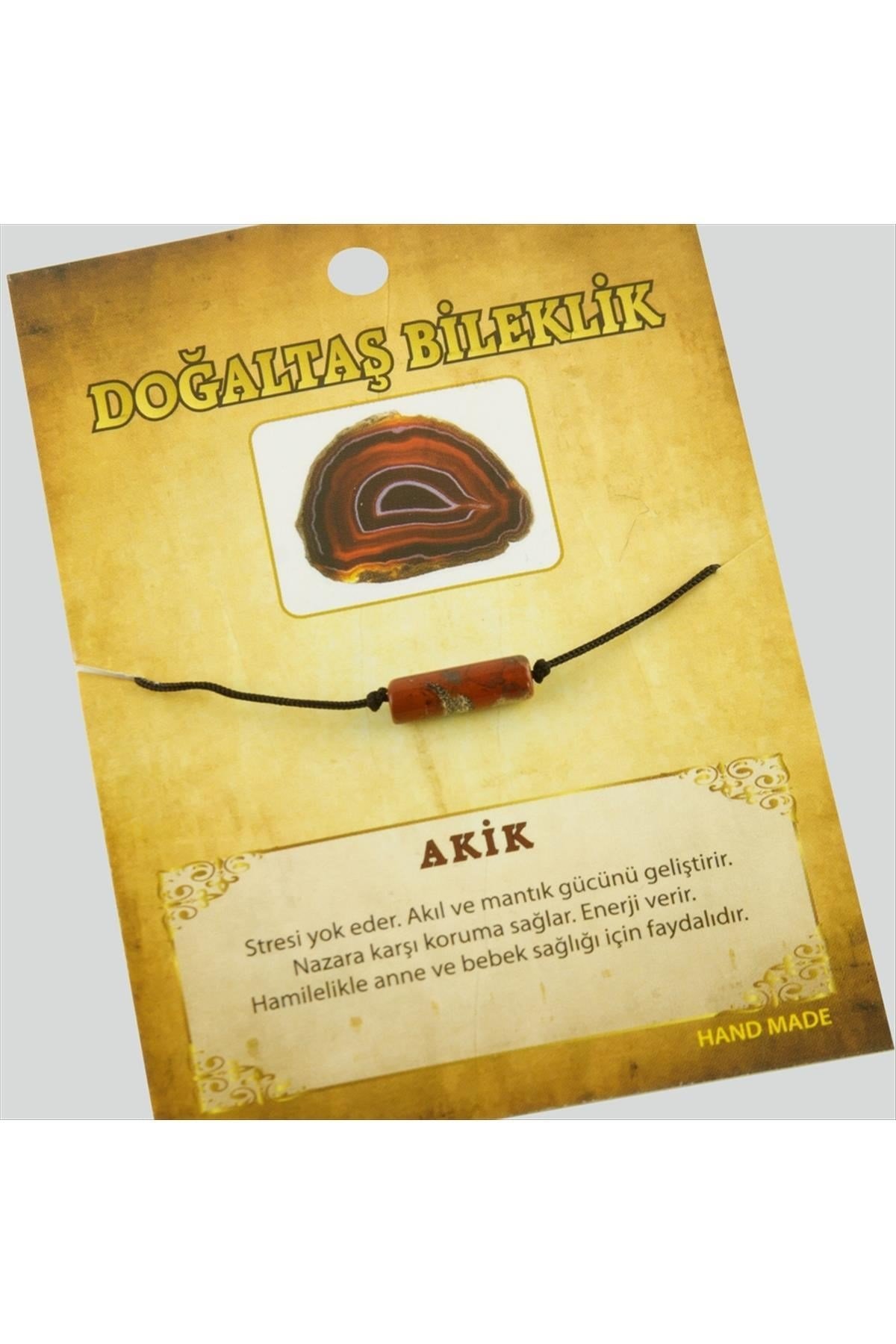 Akik Doğaltaş Bileklik