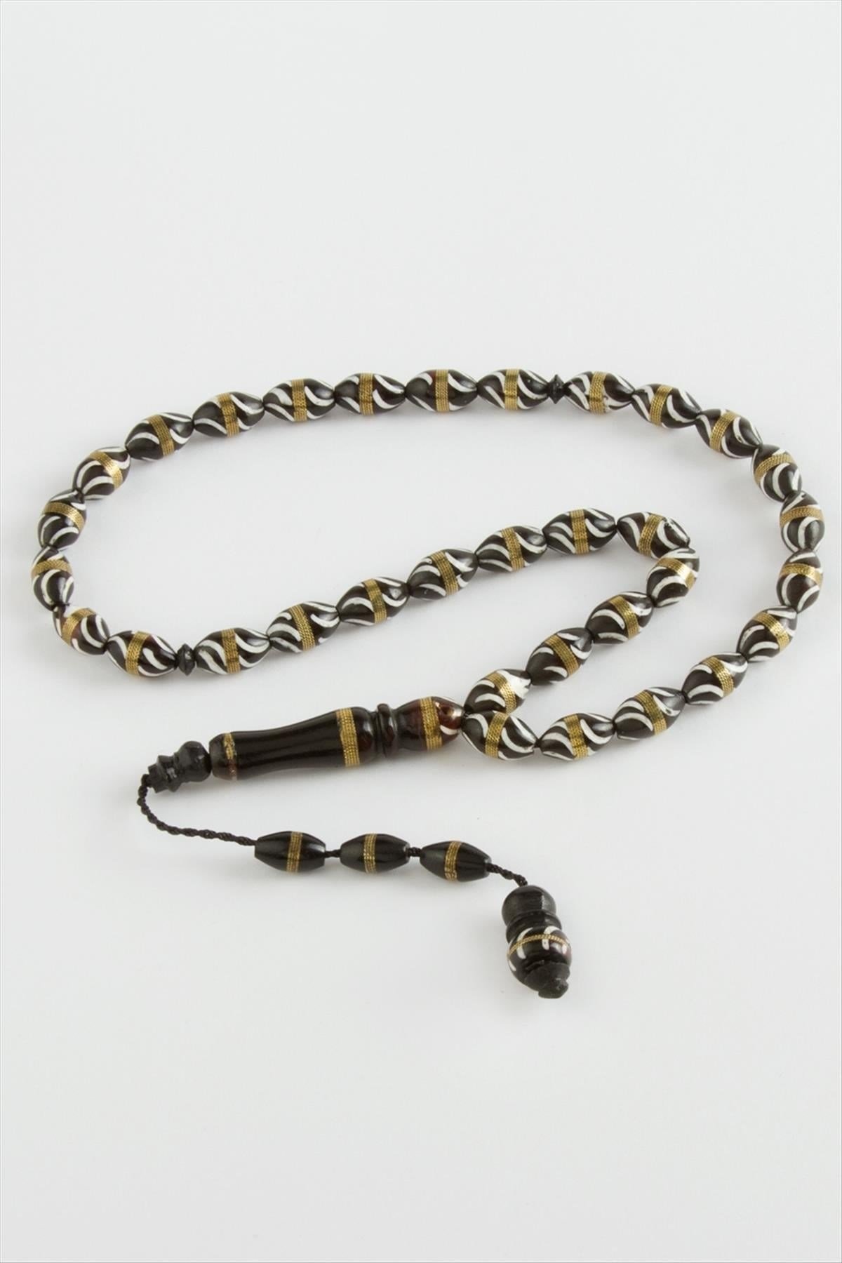 Arpa Kesim İşlemeli Kuka Tesbih 8*14 mm