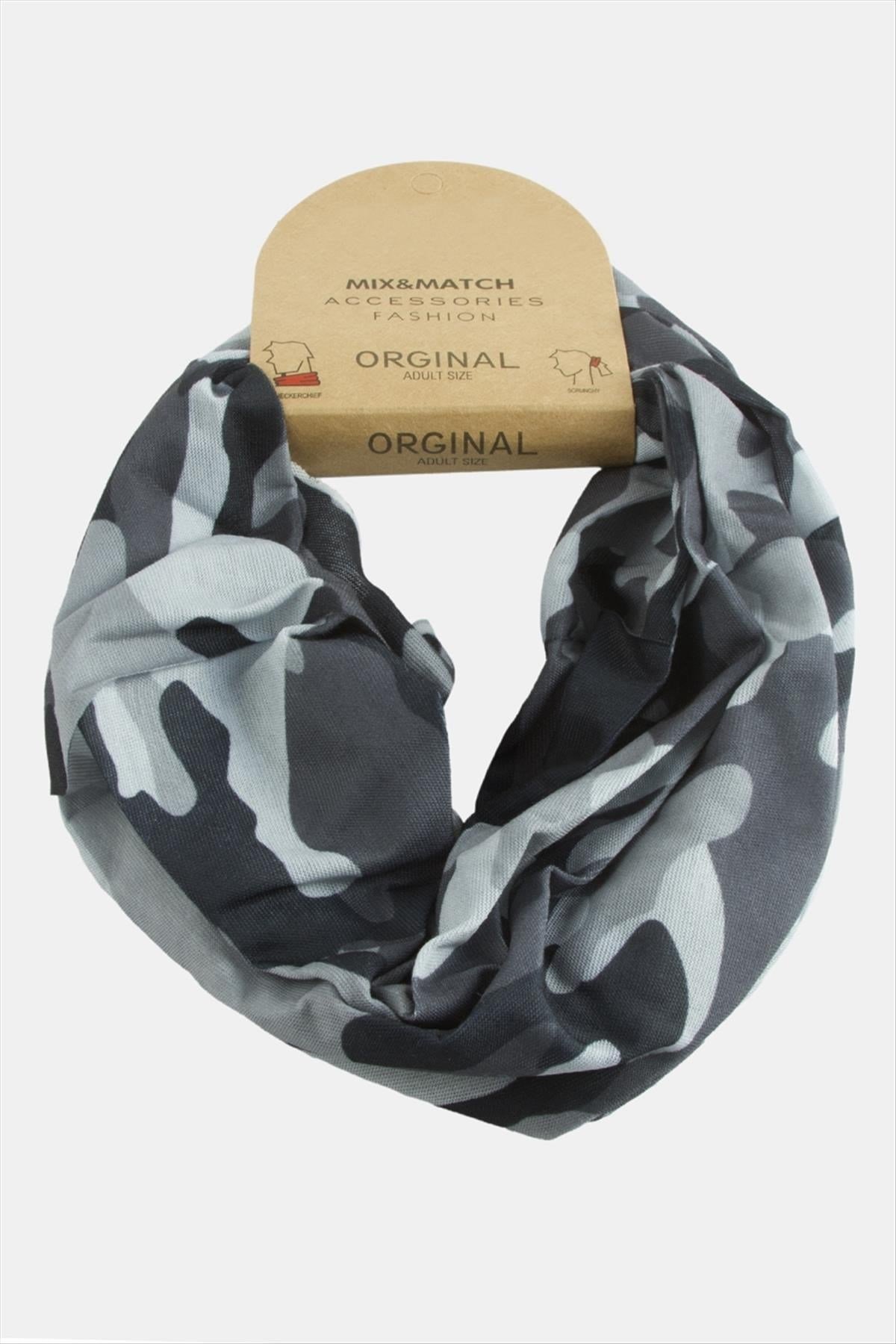 Asker Desenli Bandana Boyunluk