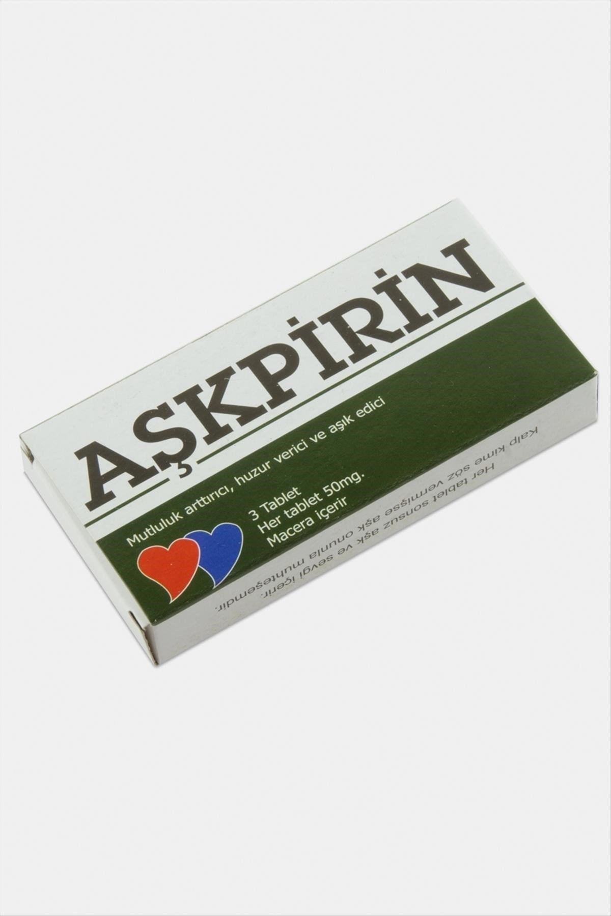 Aşkpirin Görünümlü İlaç Kutusu