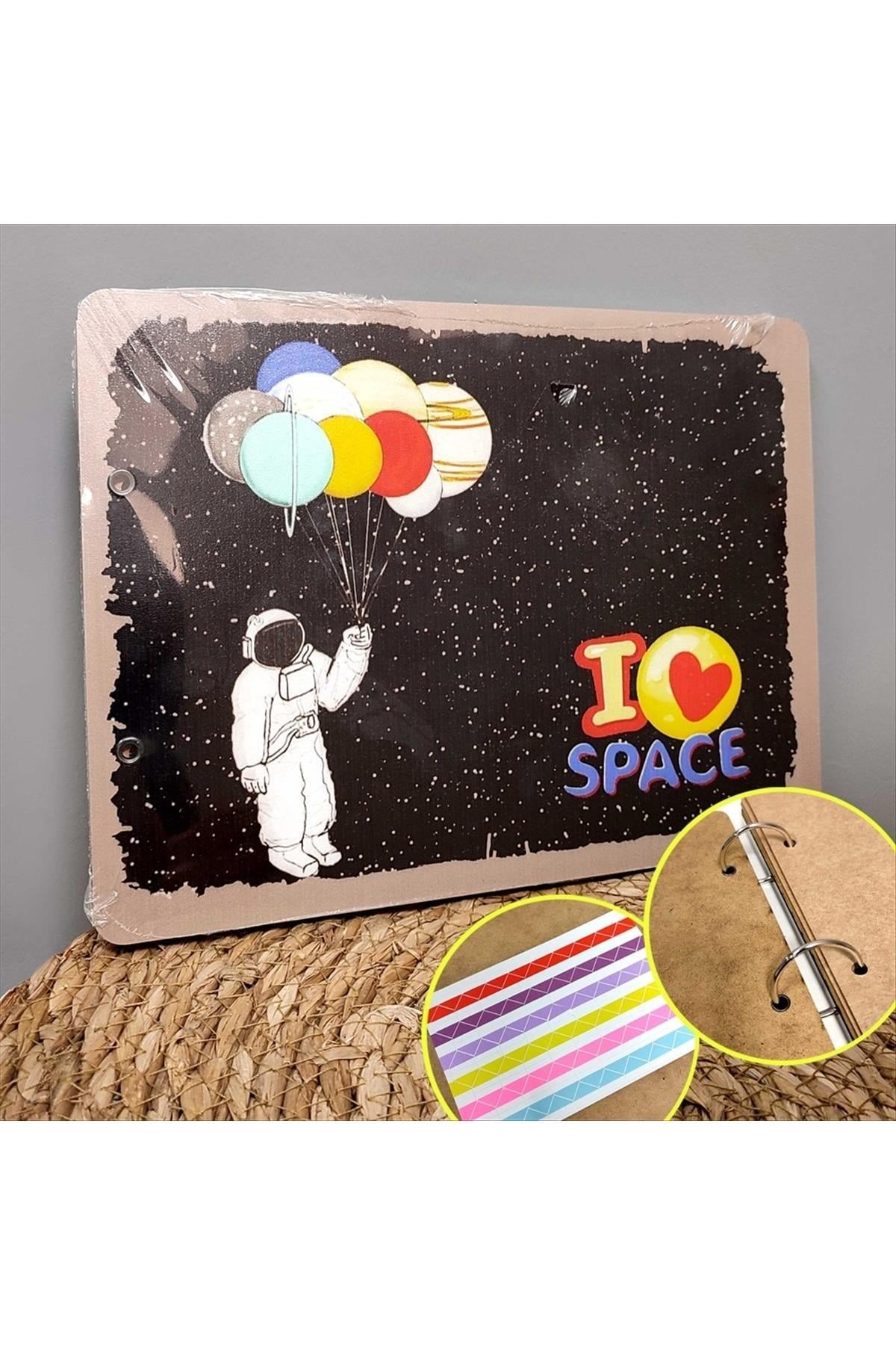 Astronot Özel Tasarım Defter ve Fotoğraf Albümü