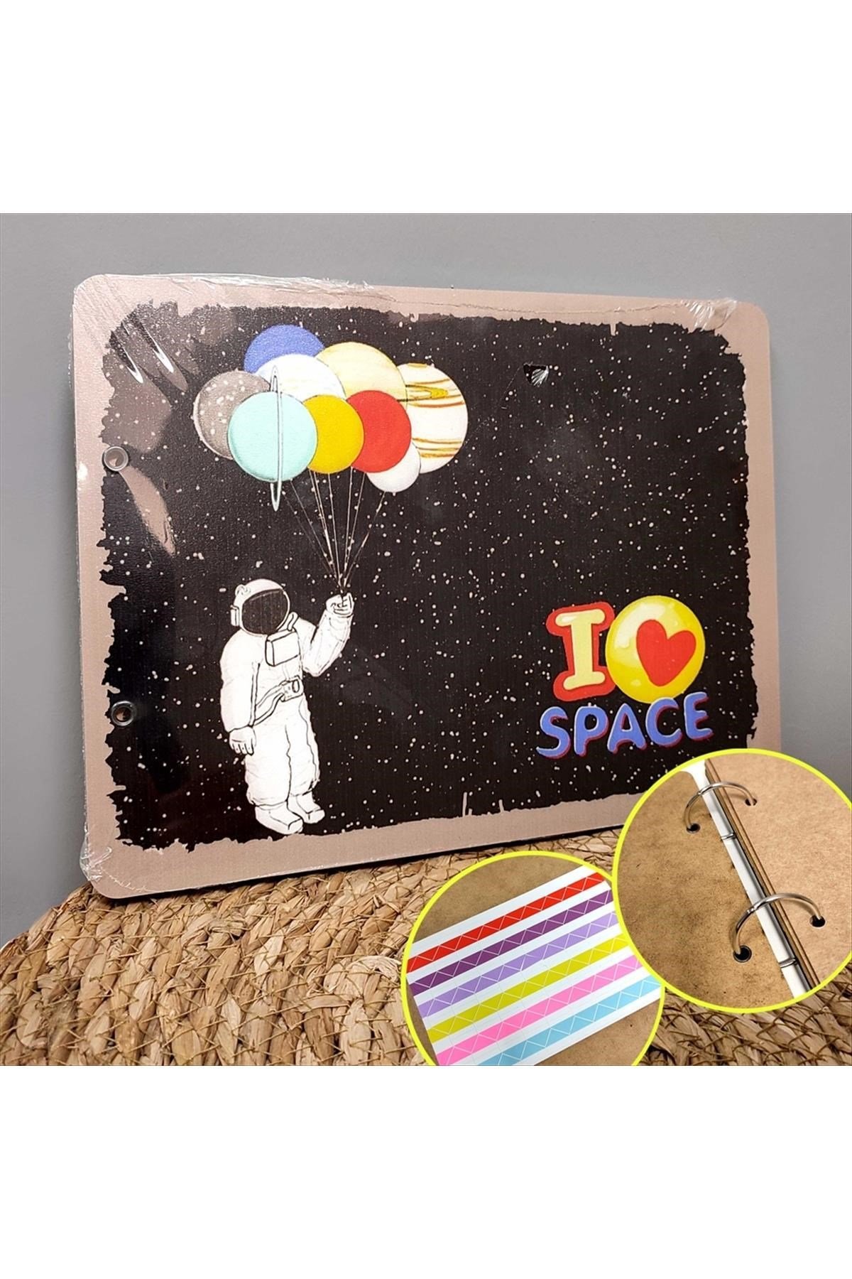 Astronot Özel Tasarım Defter ve Fotoğraf Albümü