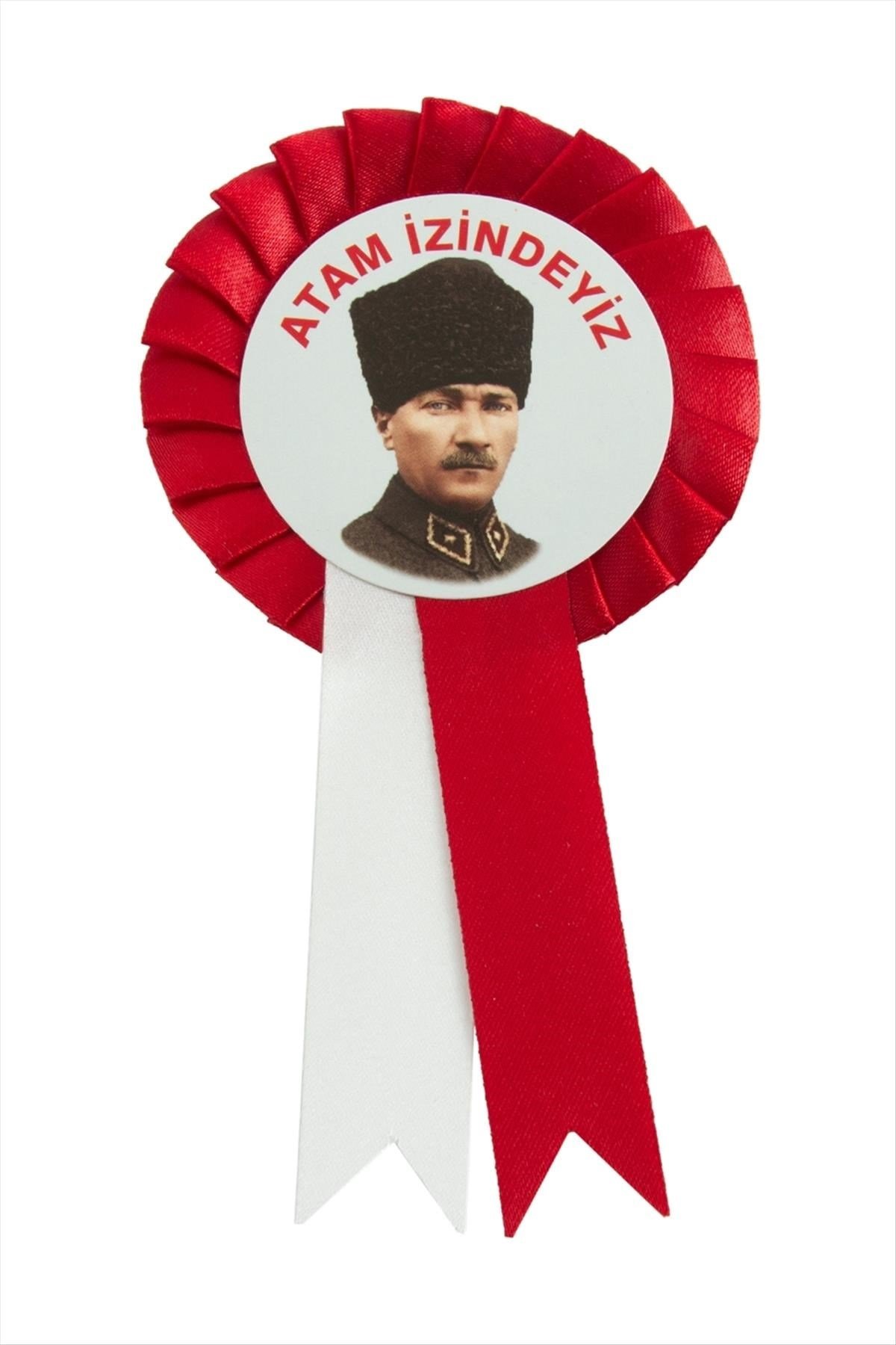 Atam İzindeyiz Yaka Rozeti Kokartı