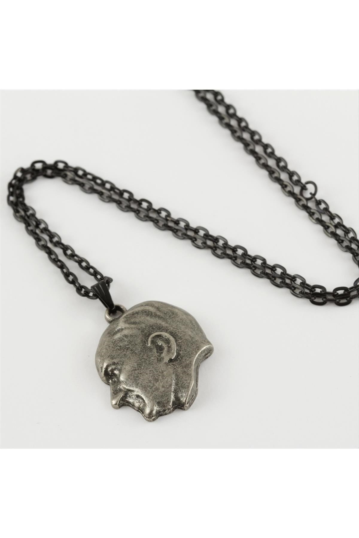 Atatürk Metal Erkek Kolye