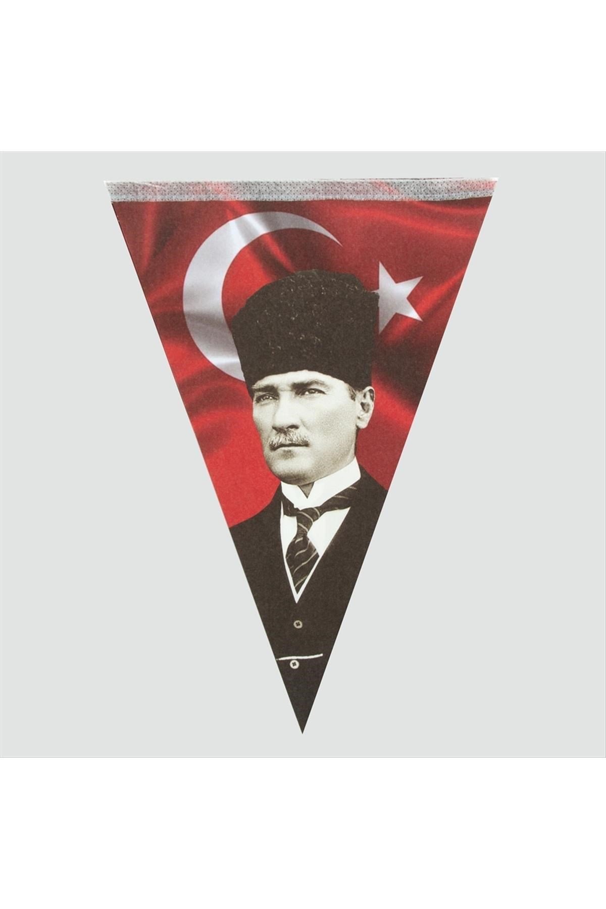 Ay Yıldız Desenli Flama