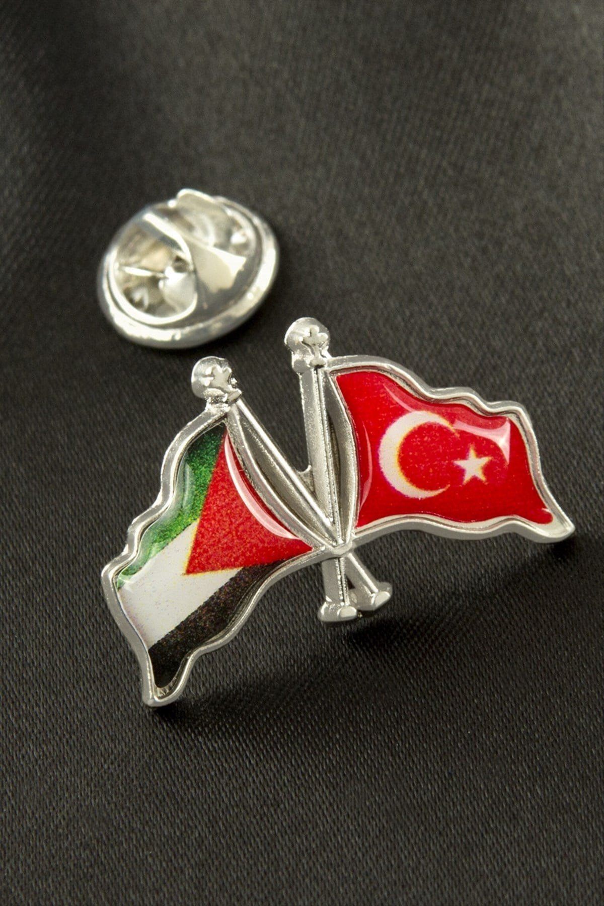 Ay Yıldız Filistin Yaka Rozet