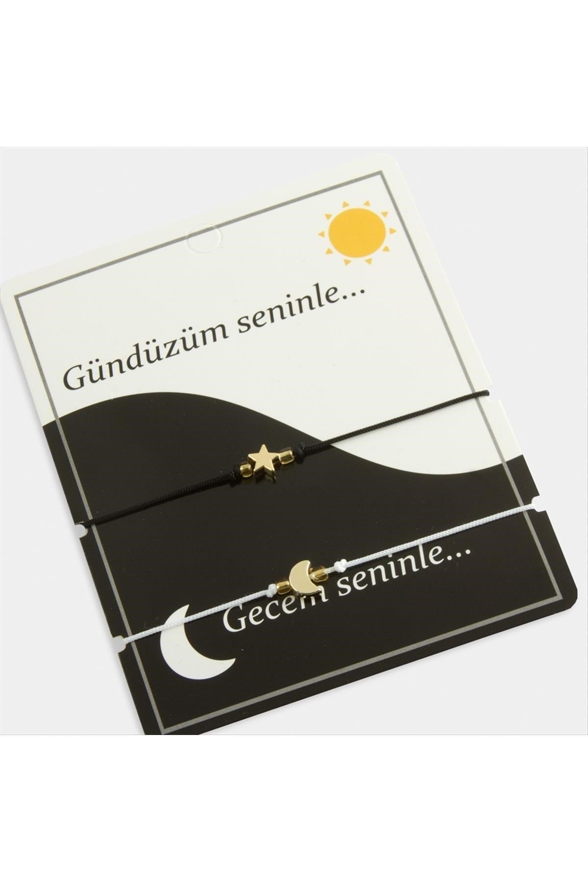 Ay Yıldız İp Bileklik