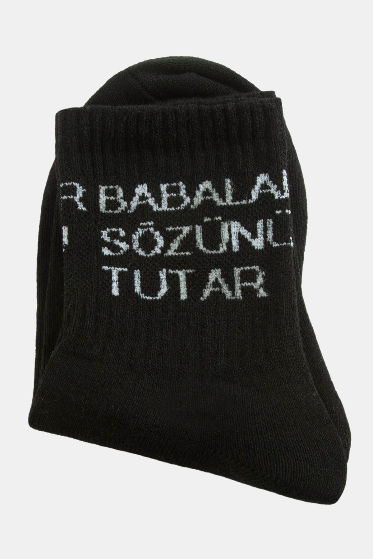 Babalar Sözünü Tutar Yazılı Kolej Çorap 8*28